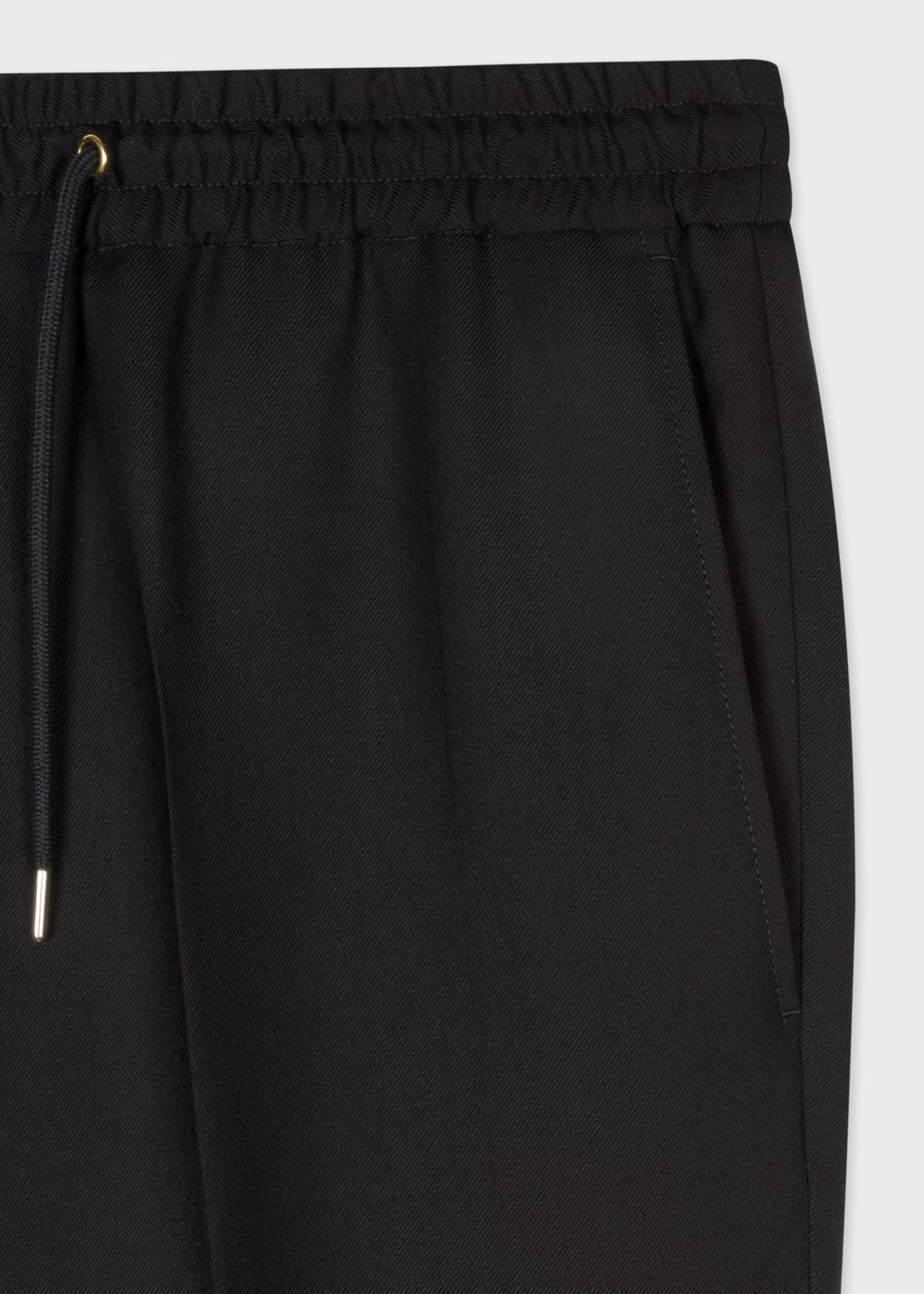 A Suit To Travel In - Men's Slim-Fit Drawstring-Waist Wool Pants>Paul Smith Store