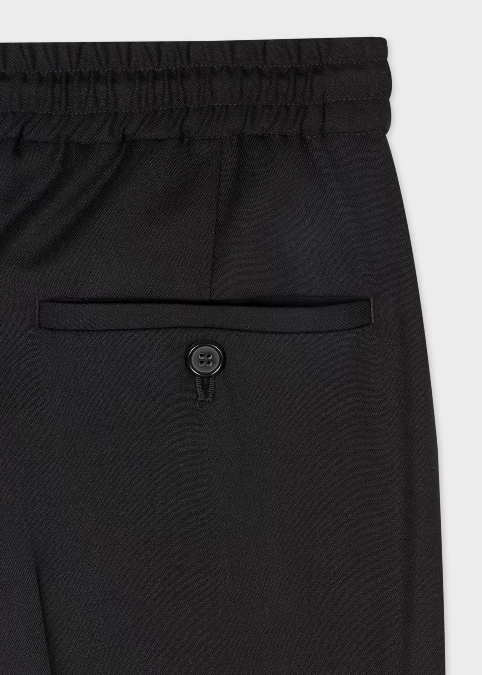 A Suit To Travel In - Men's Slim-Fit Drawstring-Waist Wool Pants>Paul Smith Store