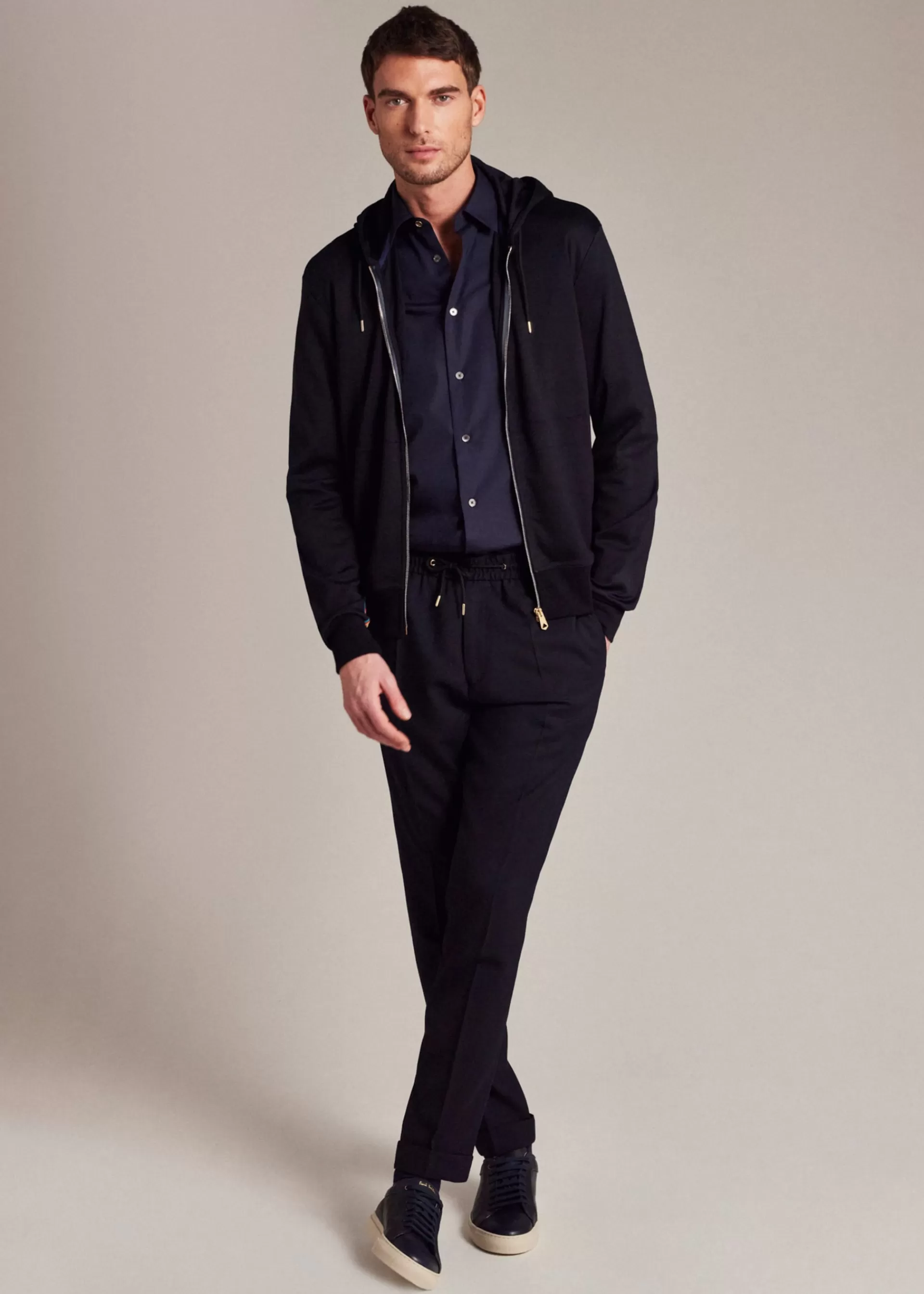 A Suit To Travel In - Slim-Fit Drawstring-Waist Wool Pants>Paul Smith Best Sale