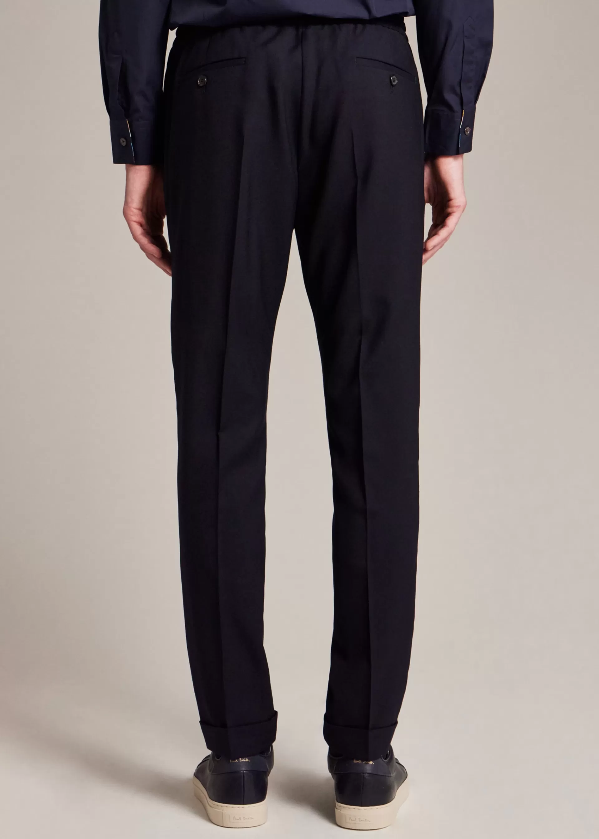A Suit To Travel In - Slim-Fit Drawstring-Waist Wool Pants>Paul Smith Best Sale