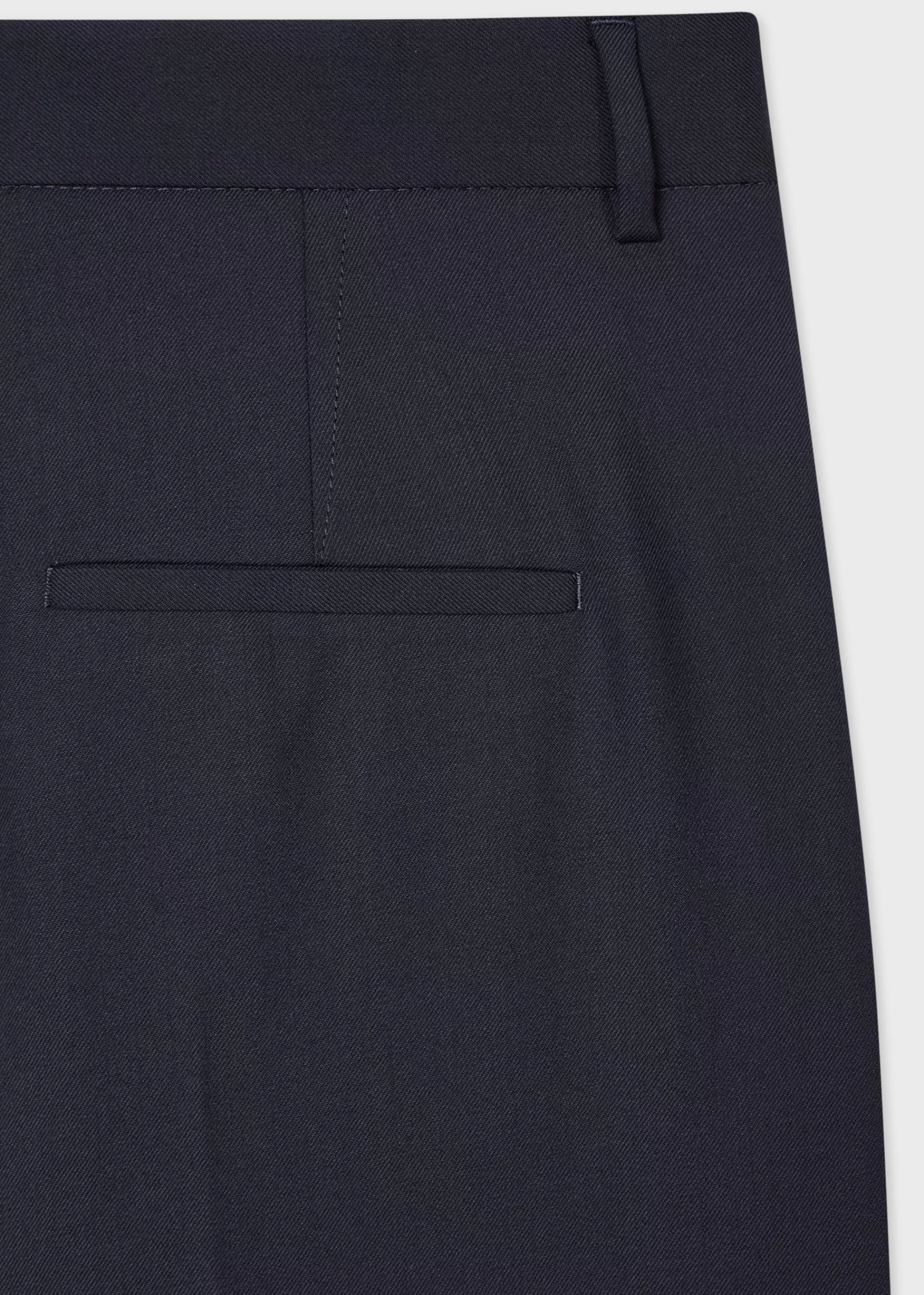 A Suit To Travel In - Women's Dark Straight-Leg Wool Trousers>Paul Smith Best Sale