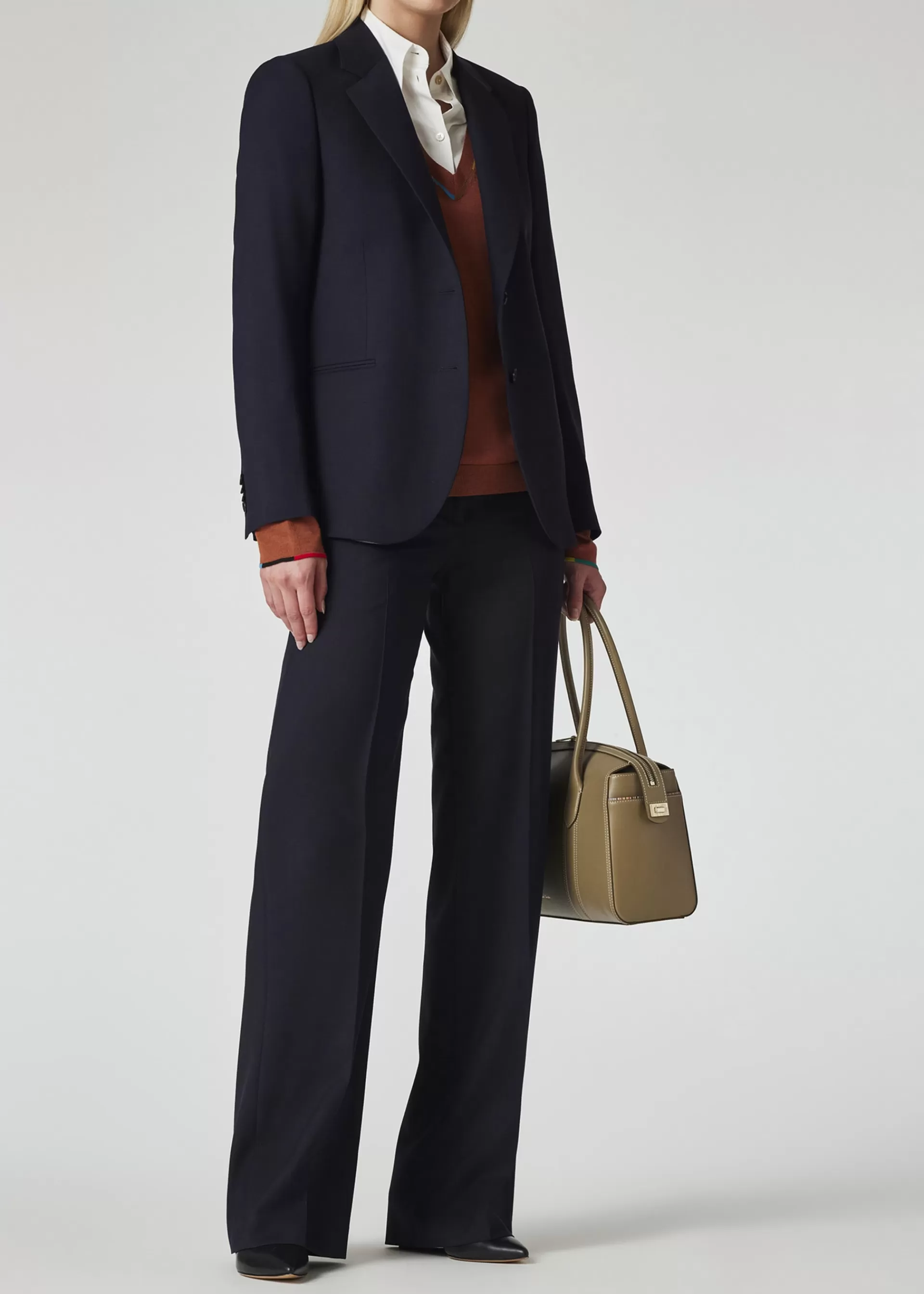 A Suit To Travel In - Women's Dark Two-Button Wool Blazer>Paul Smith Best