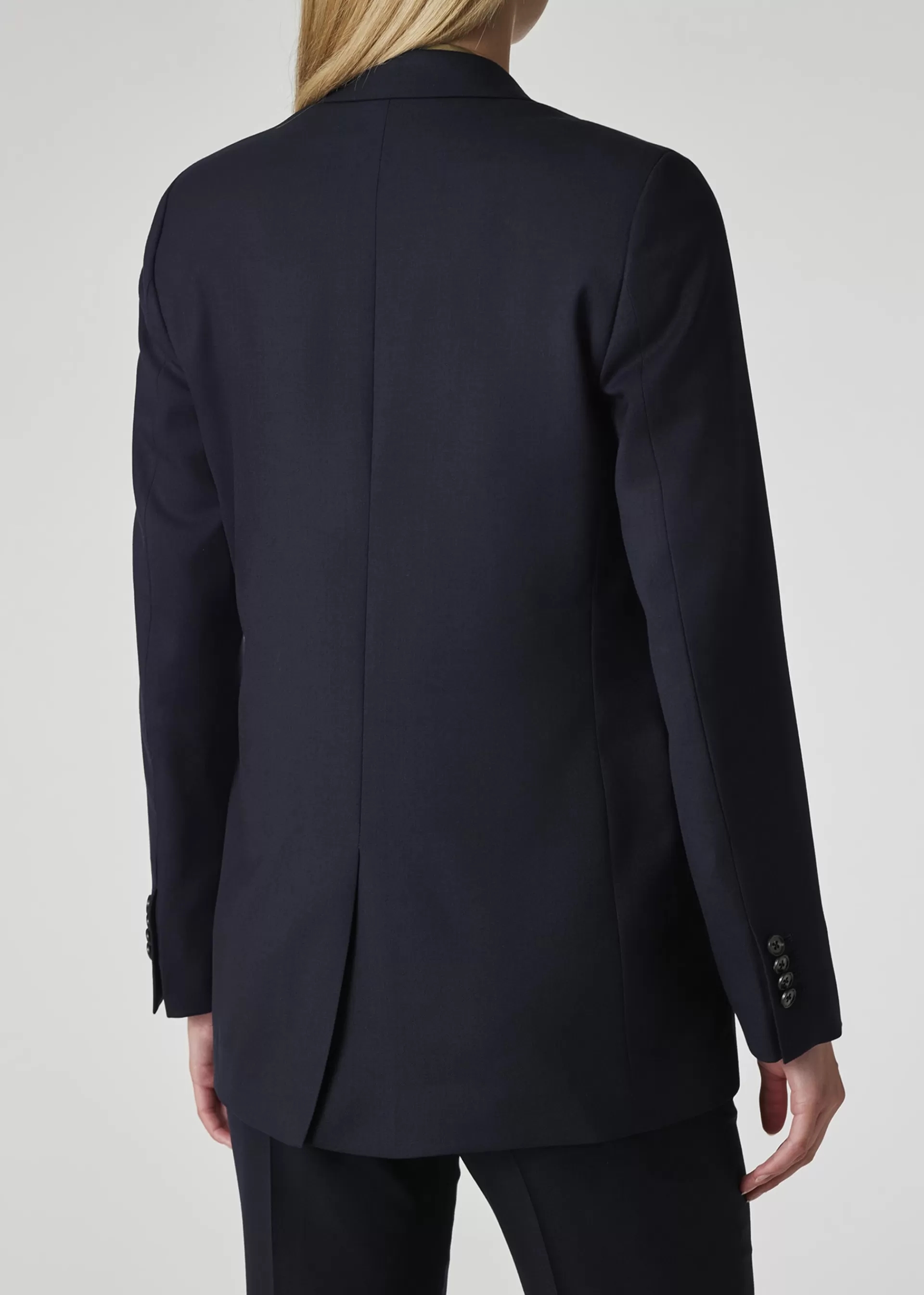 A Suit To Travel In - Women's Dark Wool Travel Blazer>Paul Smith Online
