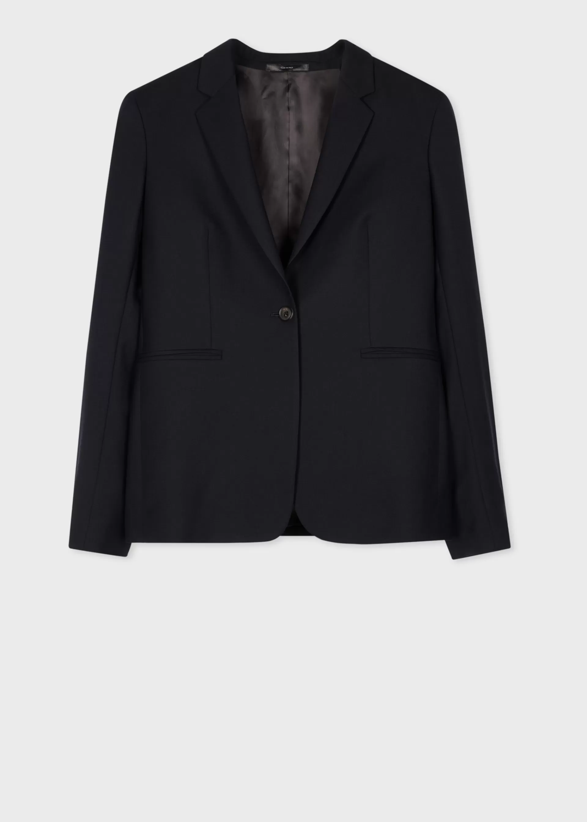 A Suit To Travel In - Women's One-Button Wool Blazer>Paul Smith Store