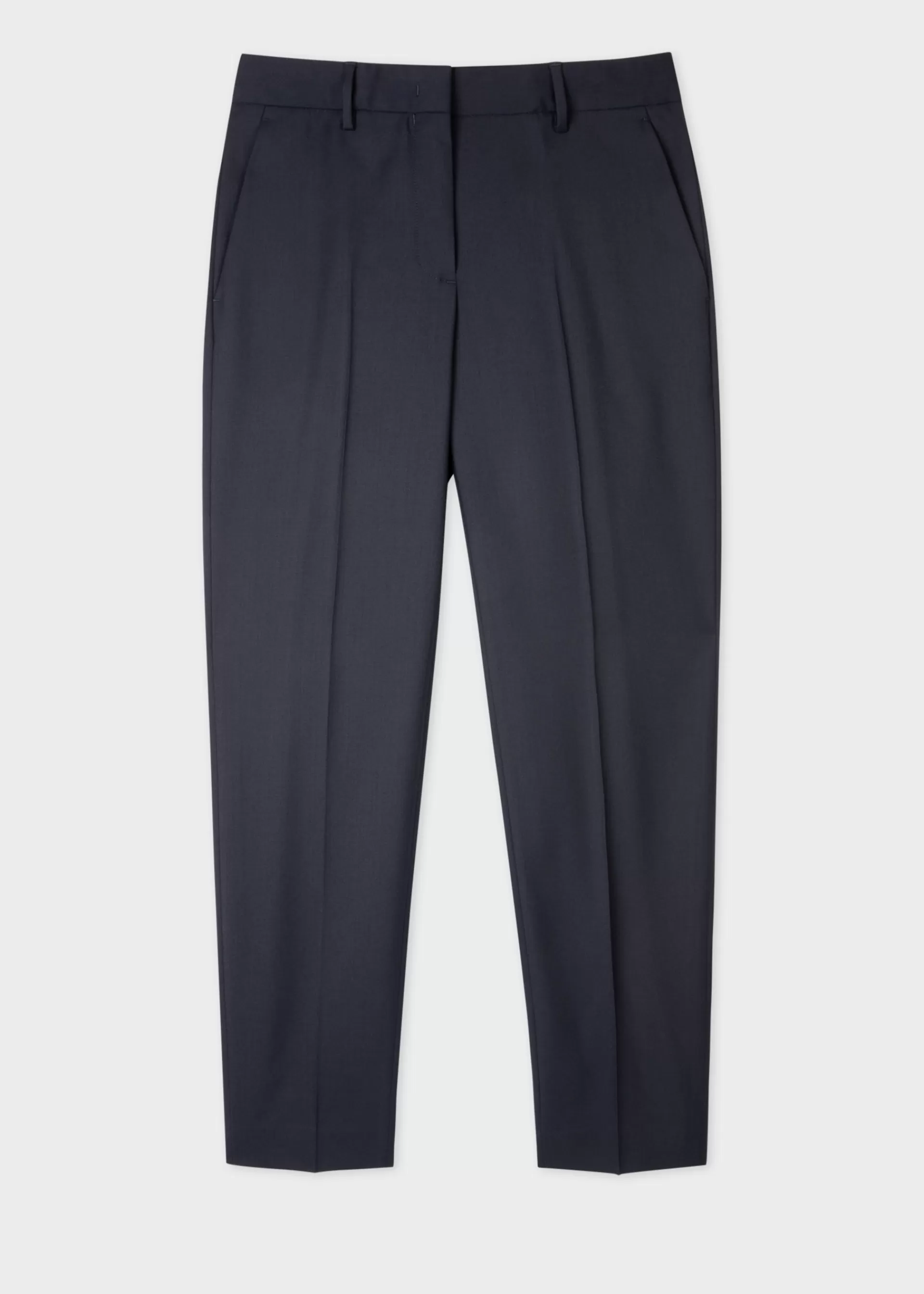 A Suit To Travel In - Women's Tapered-Fit Wool Pants>Paul Smith Best Sale