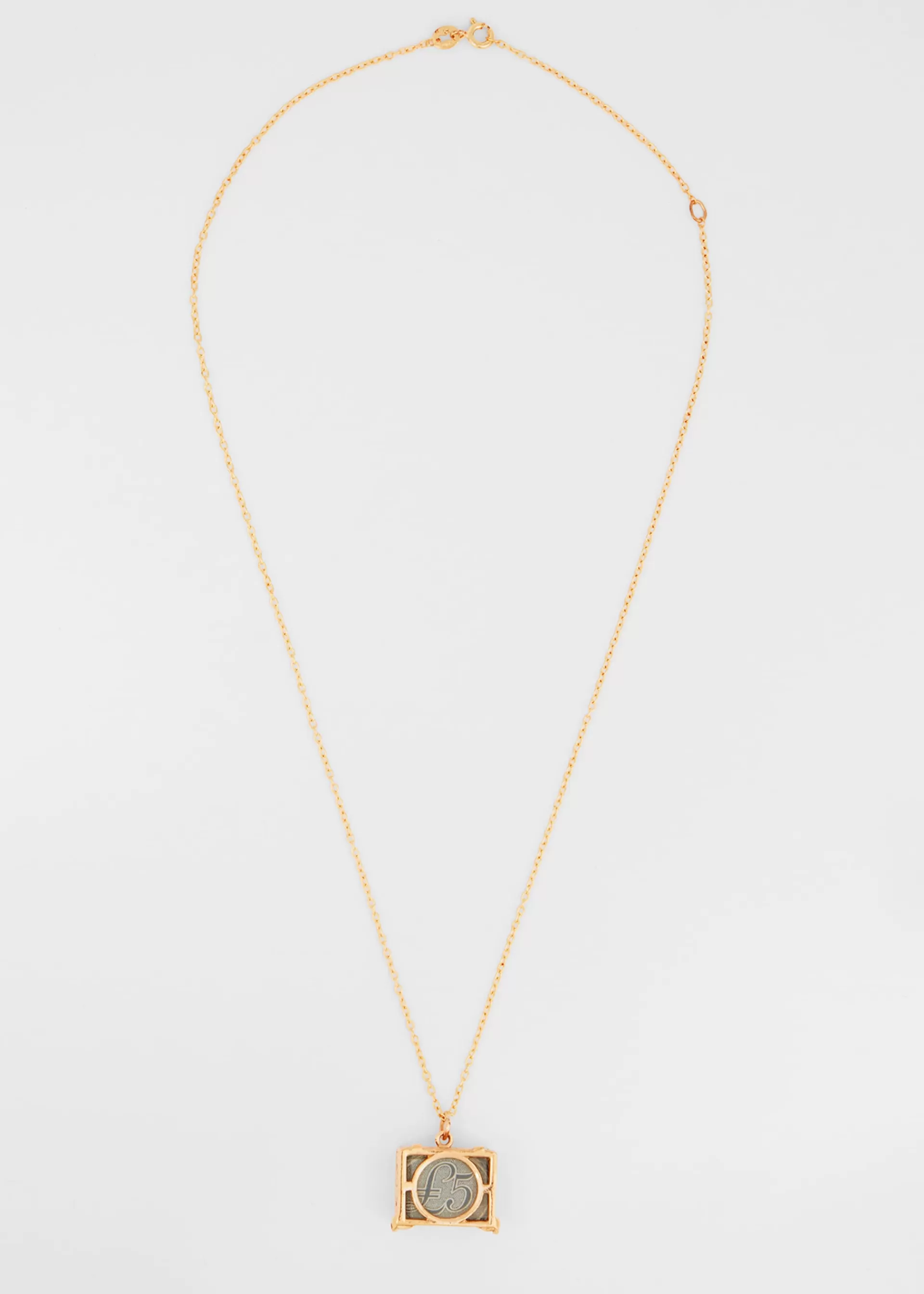Articulated Mad Money Five Pound Note' Necklace by Baroque Rocks>Paul Smith Sale