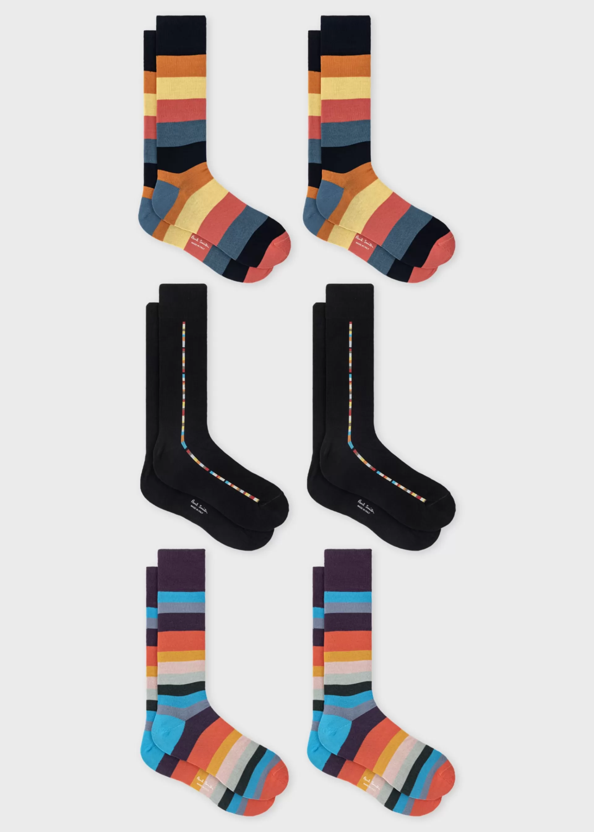Artist Stripe' Socks Six Pack>Paul Smith Best Sale