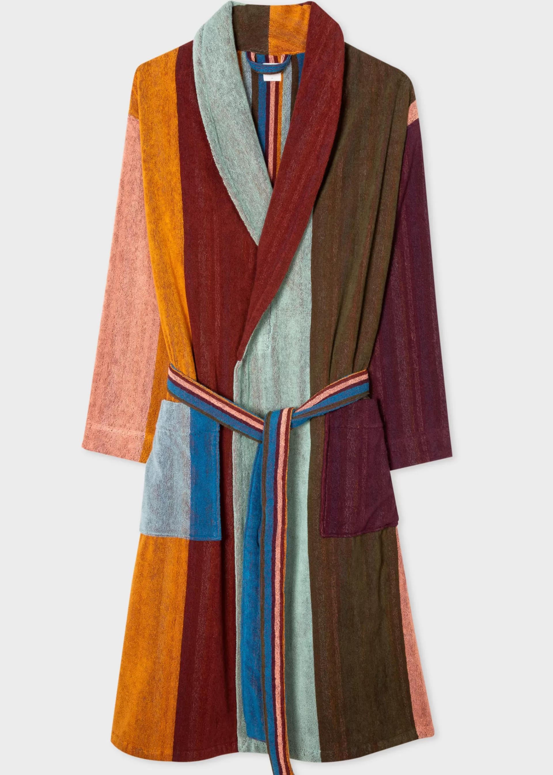 Artist Stripe' Towelling Dressing Gown>Paul Smith Shop