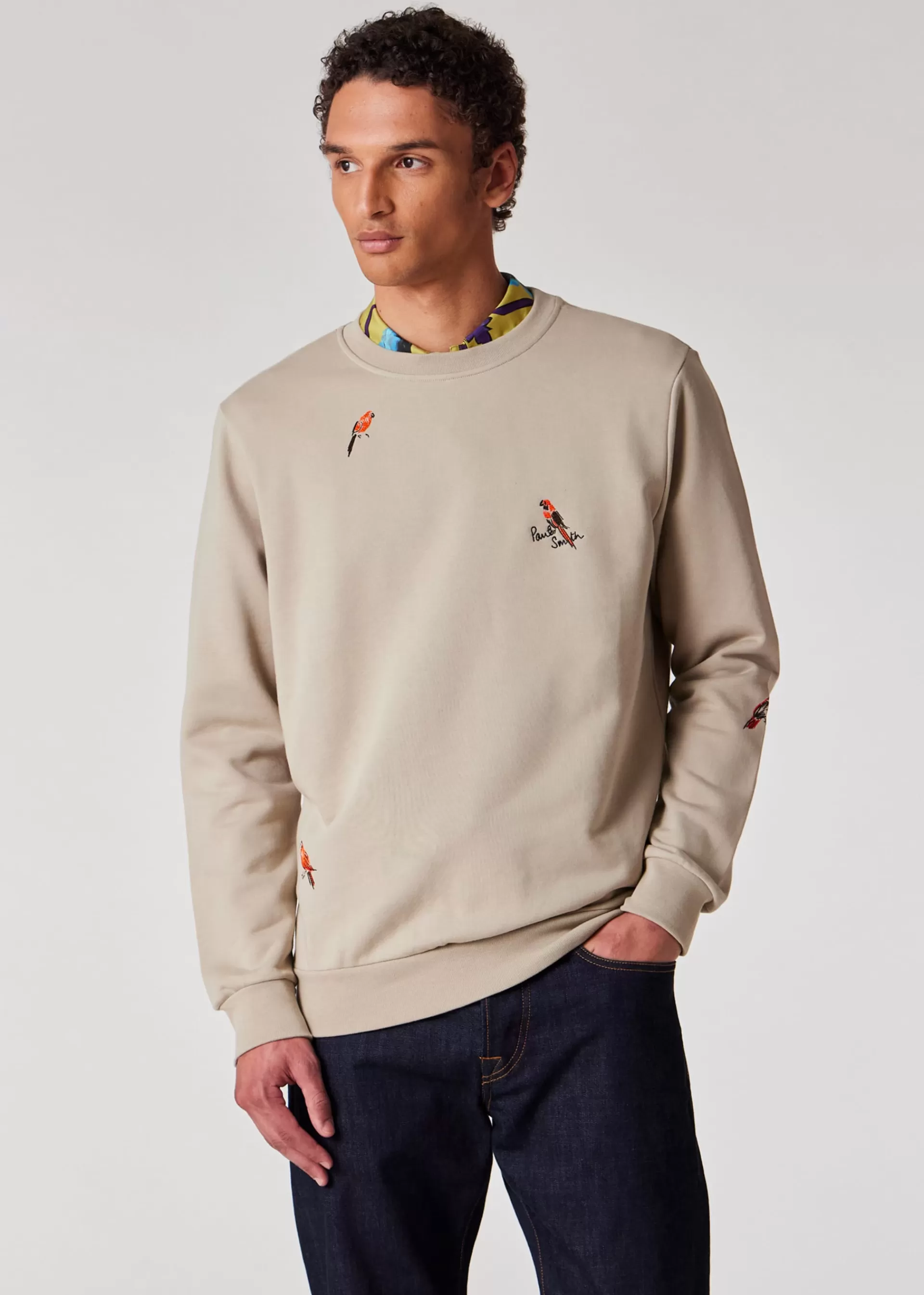 Embroidered 'Bird' Sweatshirt>Paul Smith Sale