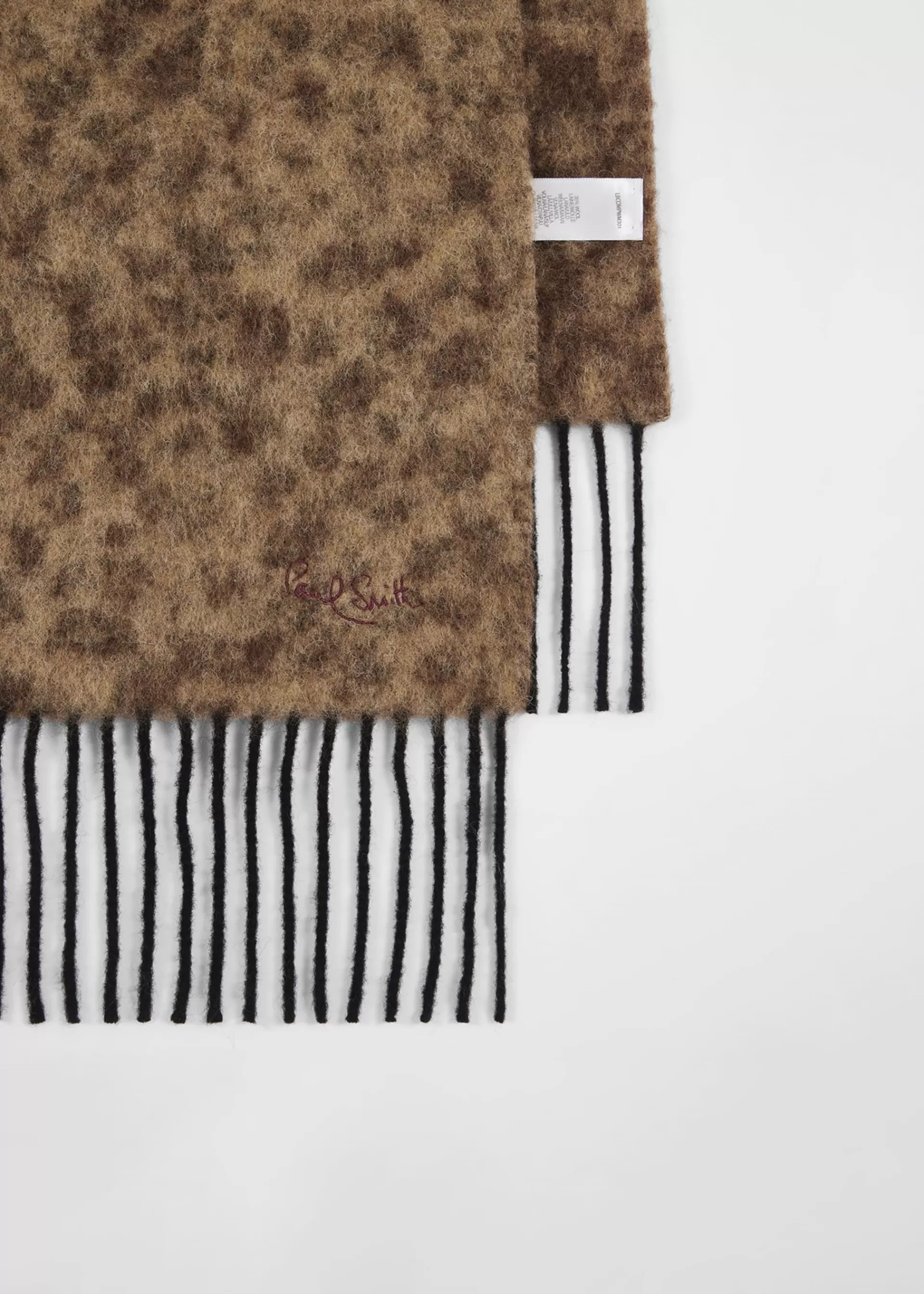 Tonal Leopard Scarf>Paul Smith Shop