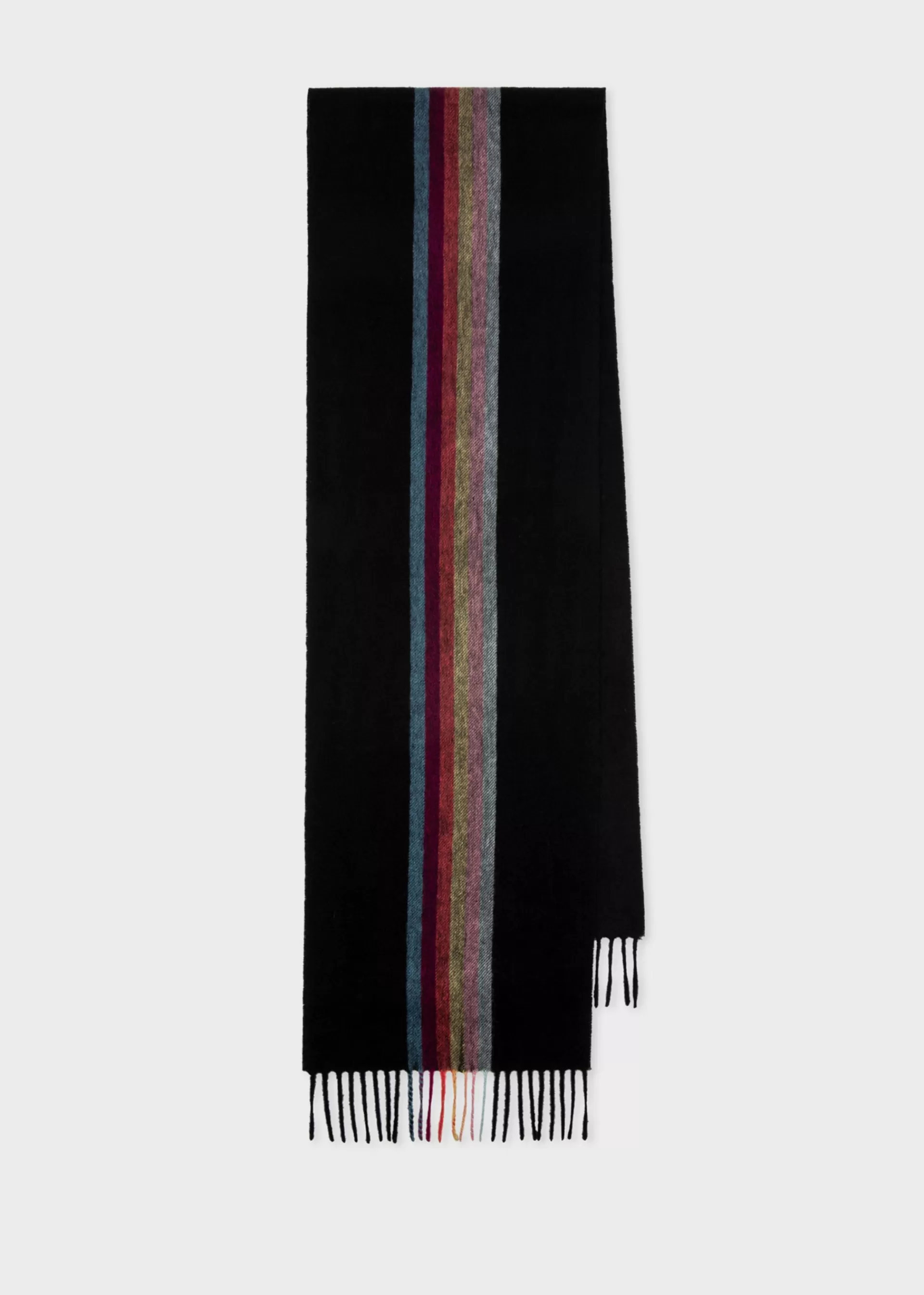 'Artist Stripe' Central Band Cashmere Scarf>Paul Smith Best