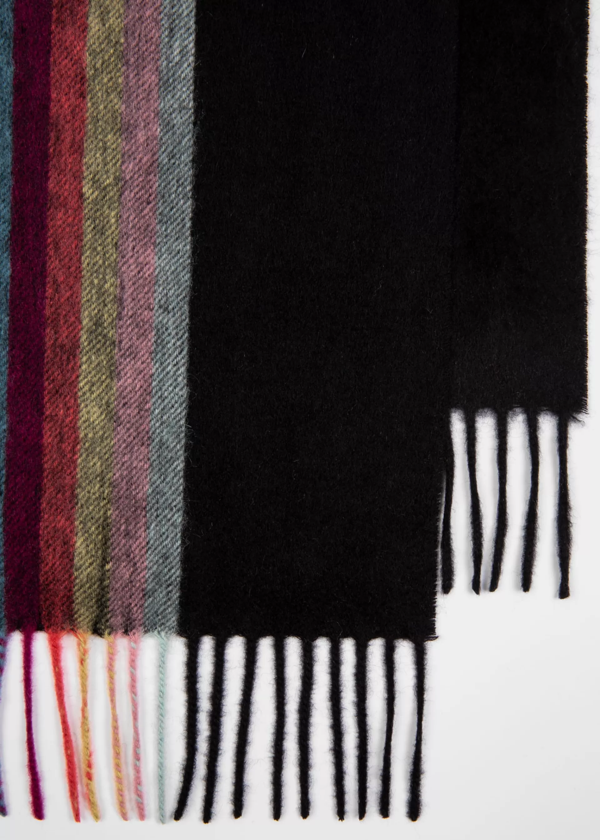 'Artist Stripe' Central Band Cashmere Scarf>Paul Smith Best