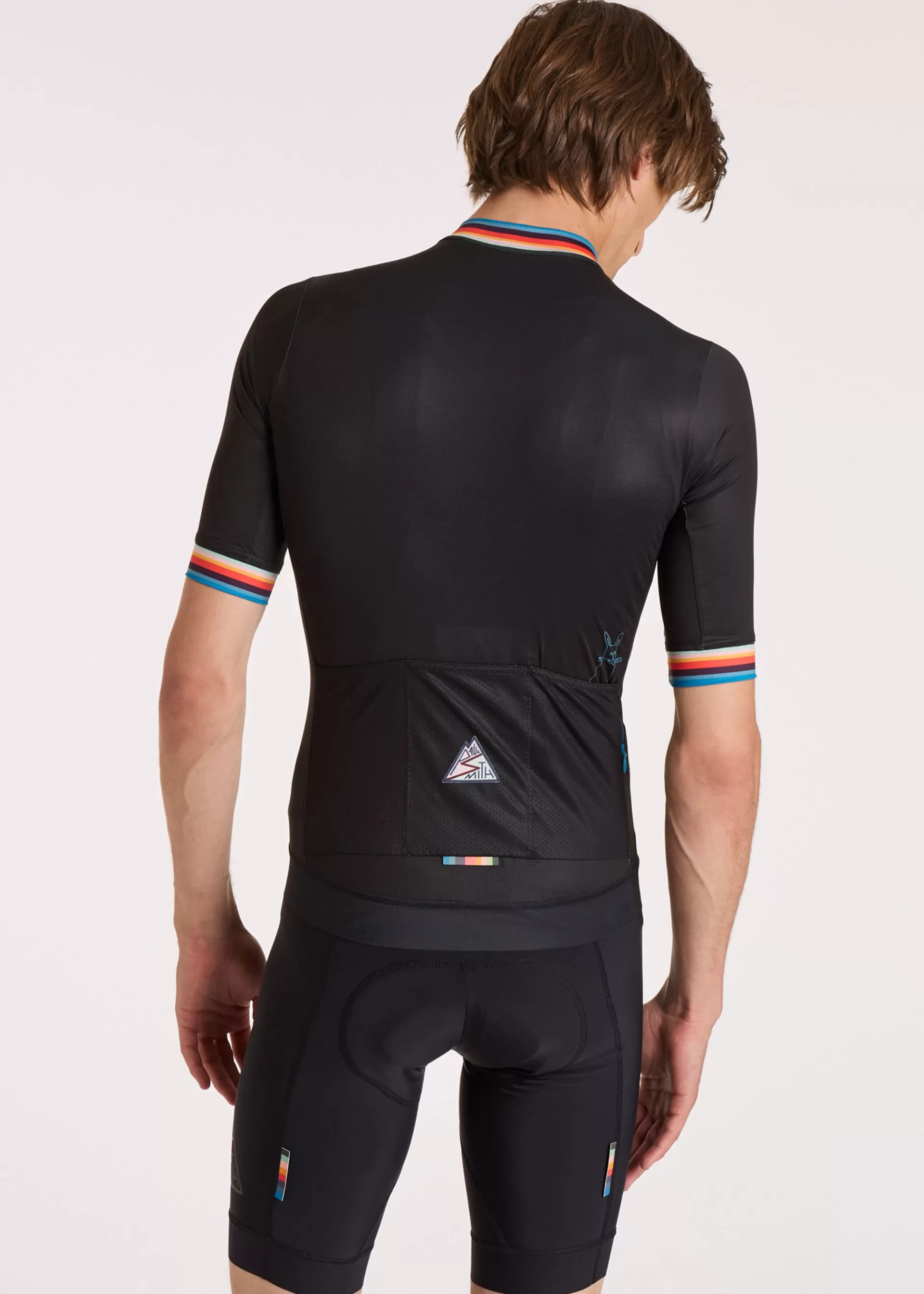 Black 'Artist Stripe' Cycling Jersey>Paul Smith Discount