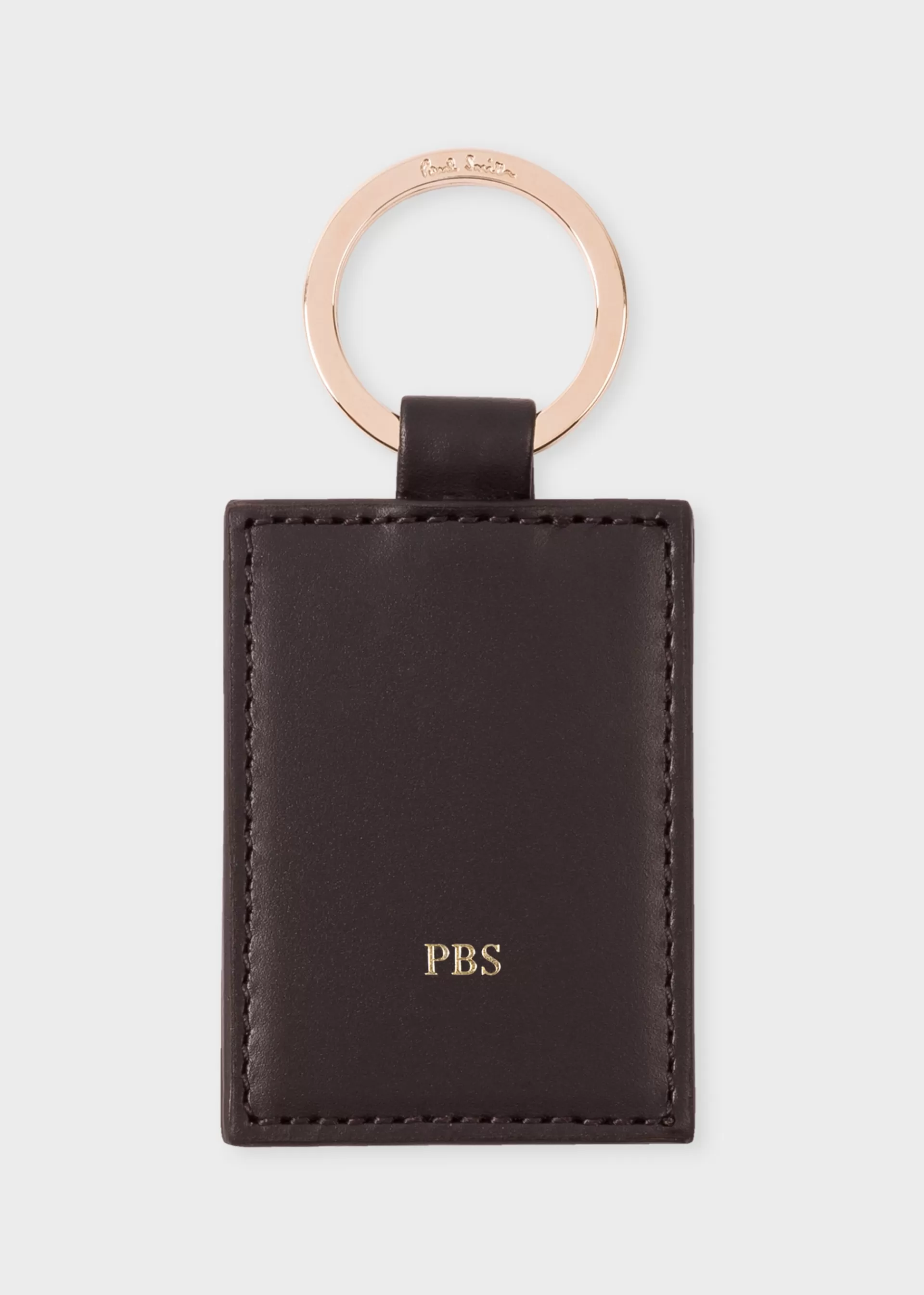 Calf Leather Monogrammed Keyring>Paul Smith Cheap