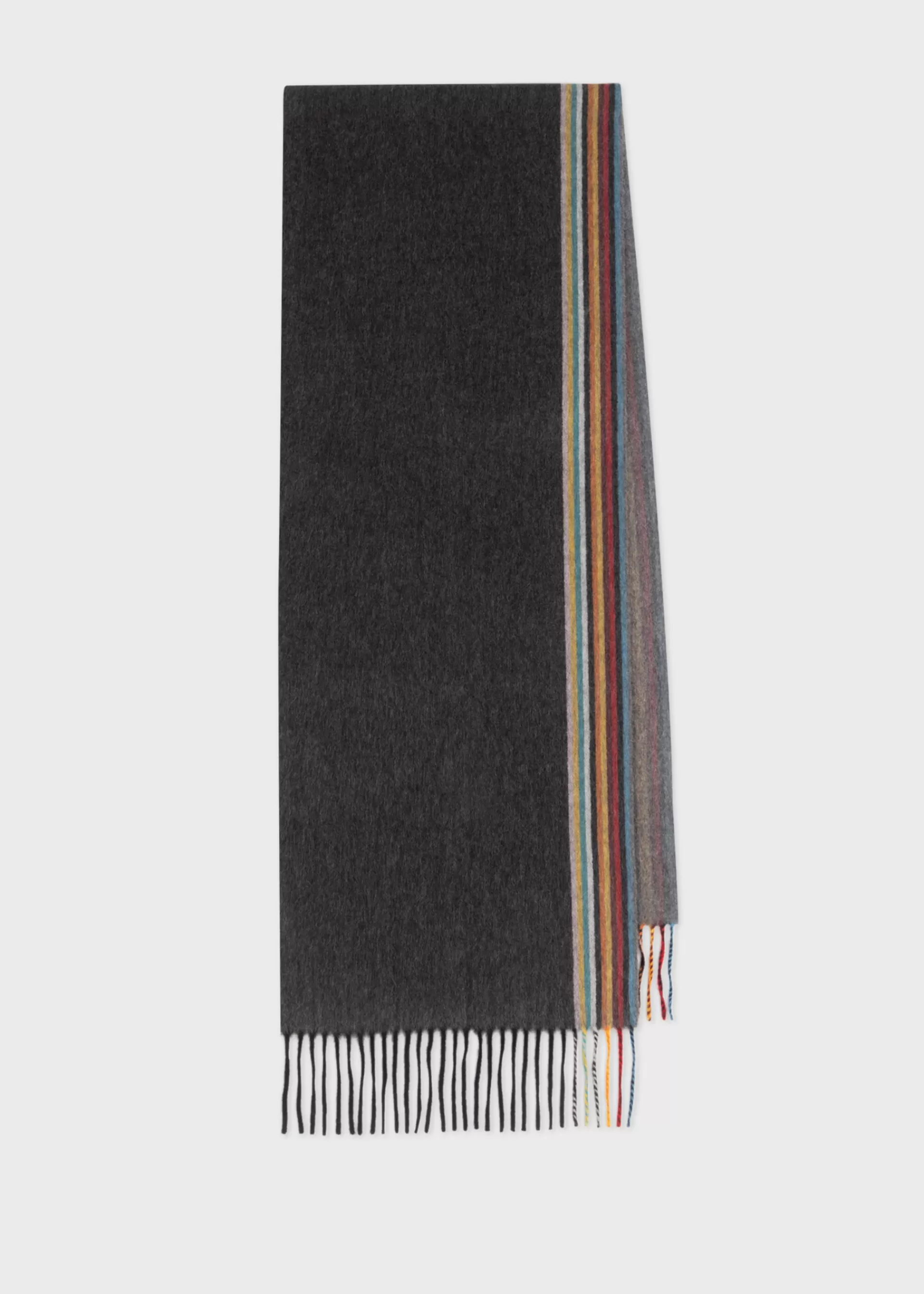 Cashmere 'Signature Stripe' Edge Scarf>Paul Smith Outlet