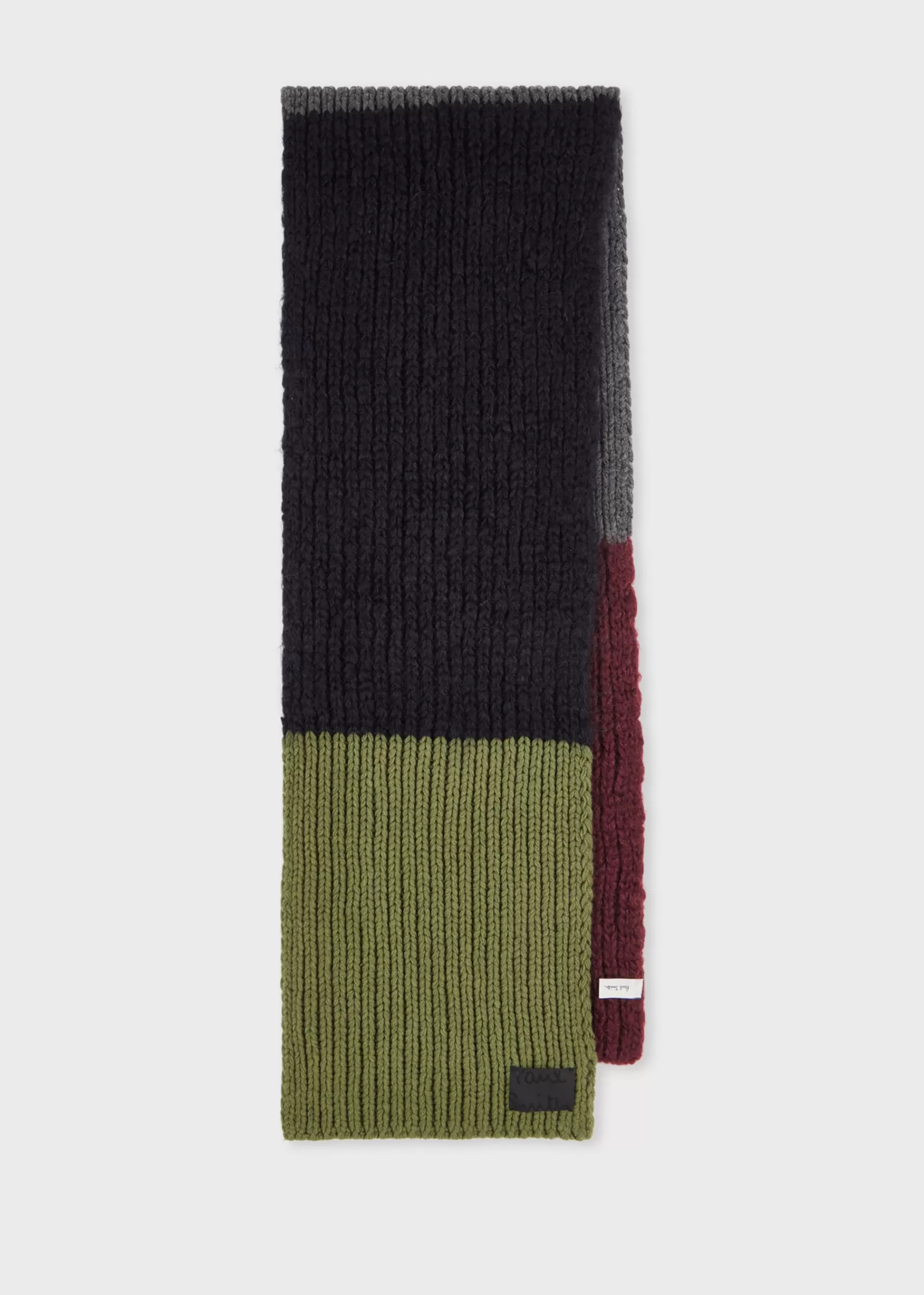 Colourblock Mohair Knitted Scarf>Paul Smith Clearance