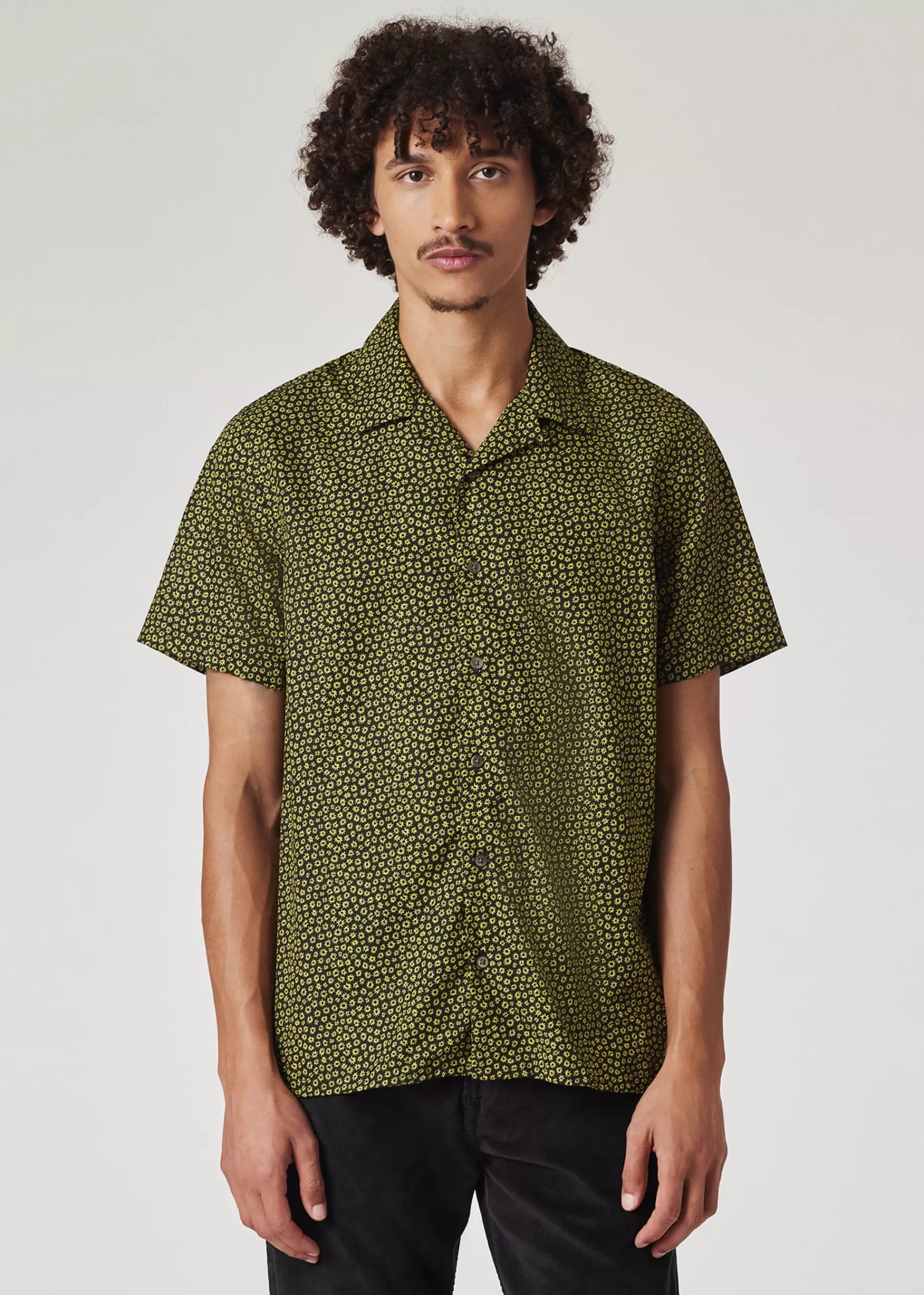 'Contrast Floral' Cotton Shirt>Paul Smith Online