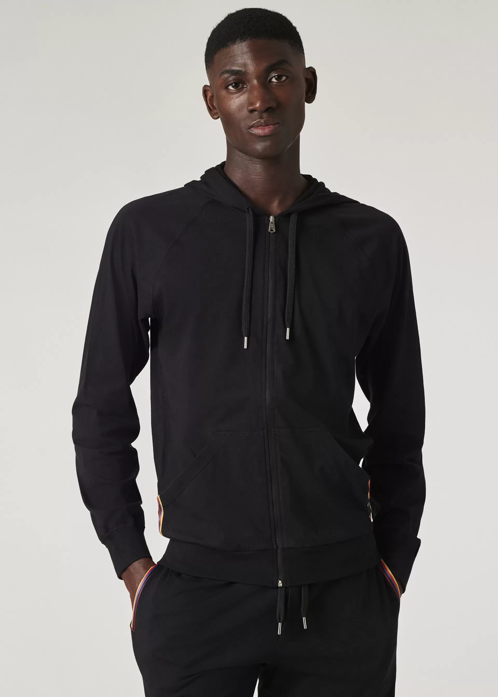 Cotton Jersey Zip Lounge Hoodie>Paul Smith Flash Sale