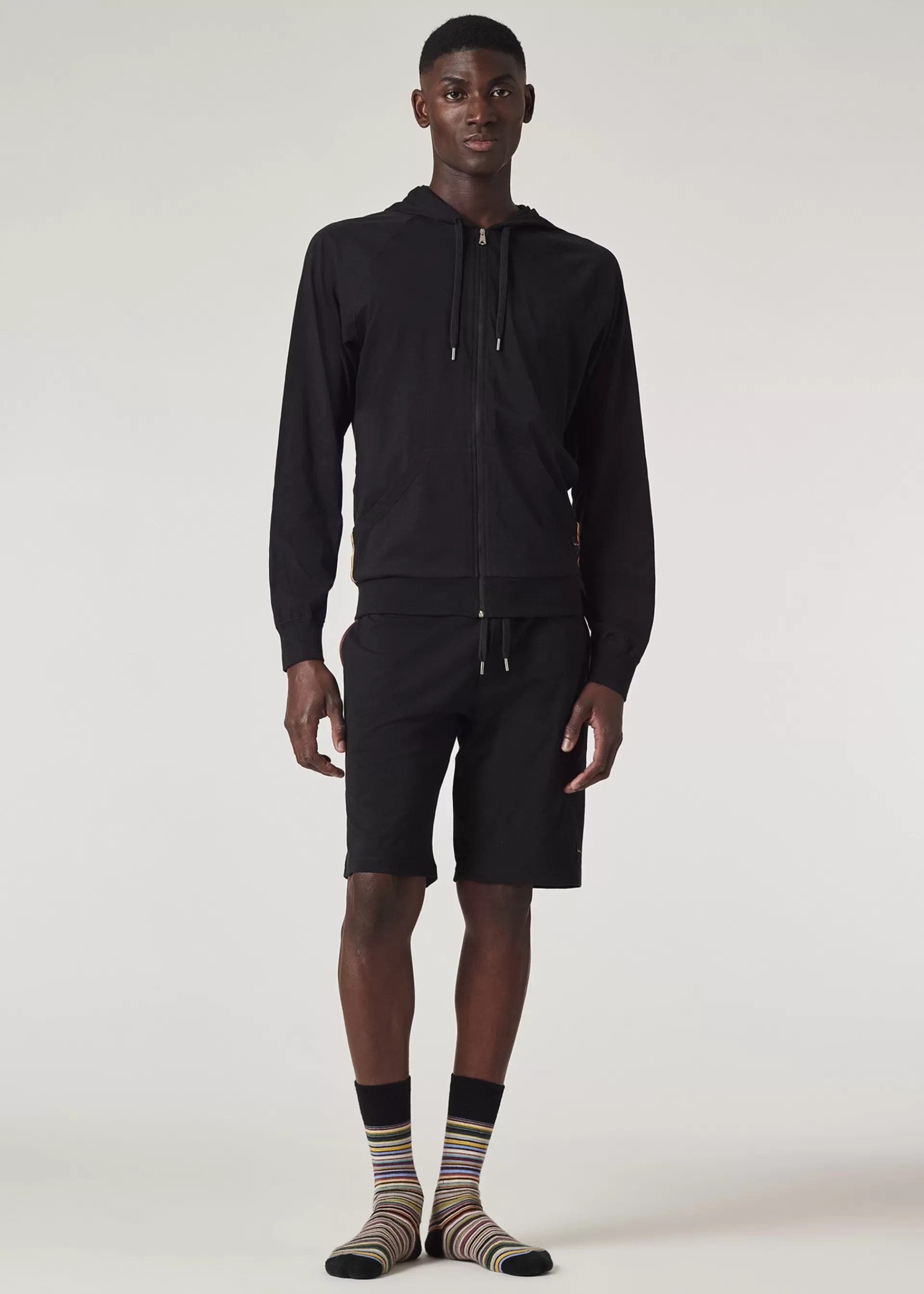 Cotton Jersey Zip Lounge Hoodie>Paul Smith Flash Sale