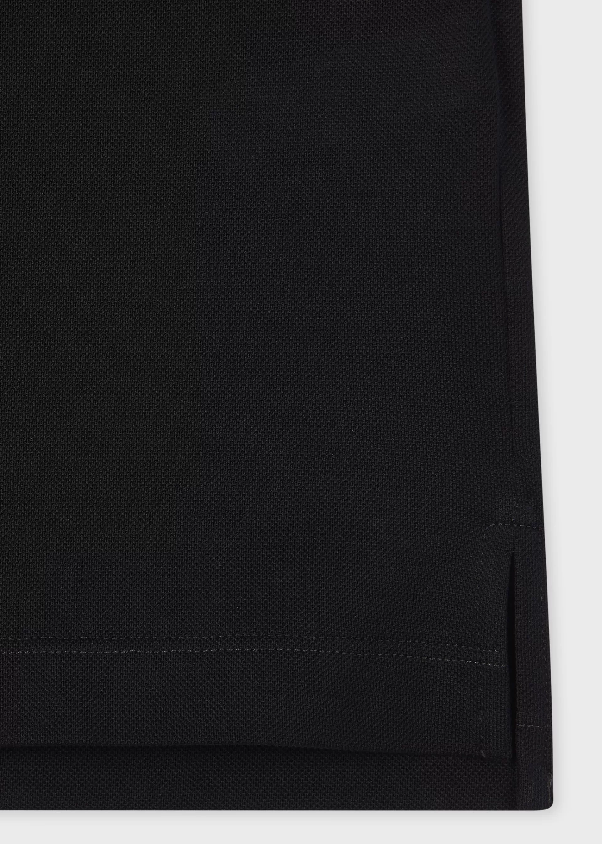 Cotton 'Signature Stripe' Trim Zip Polo Shirt>Paul Smith Flash Sale