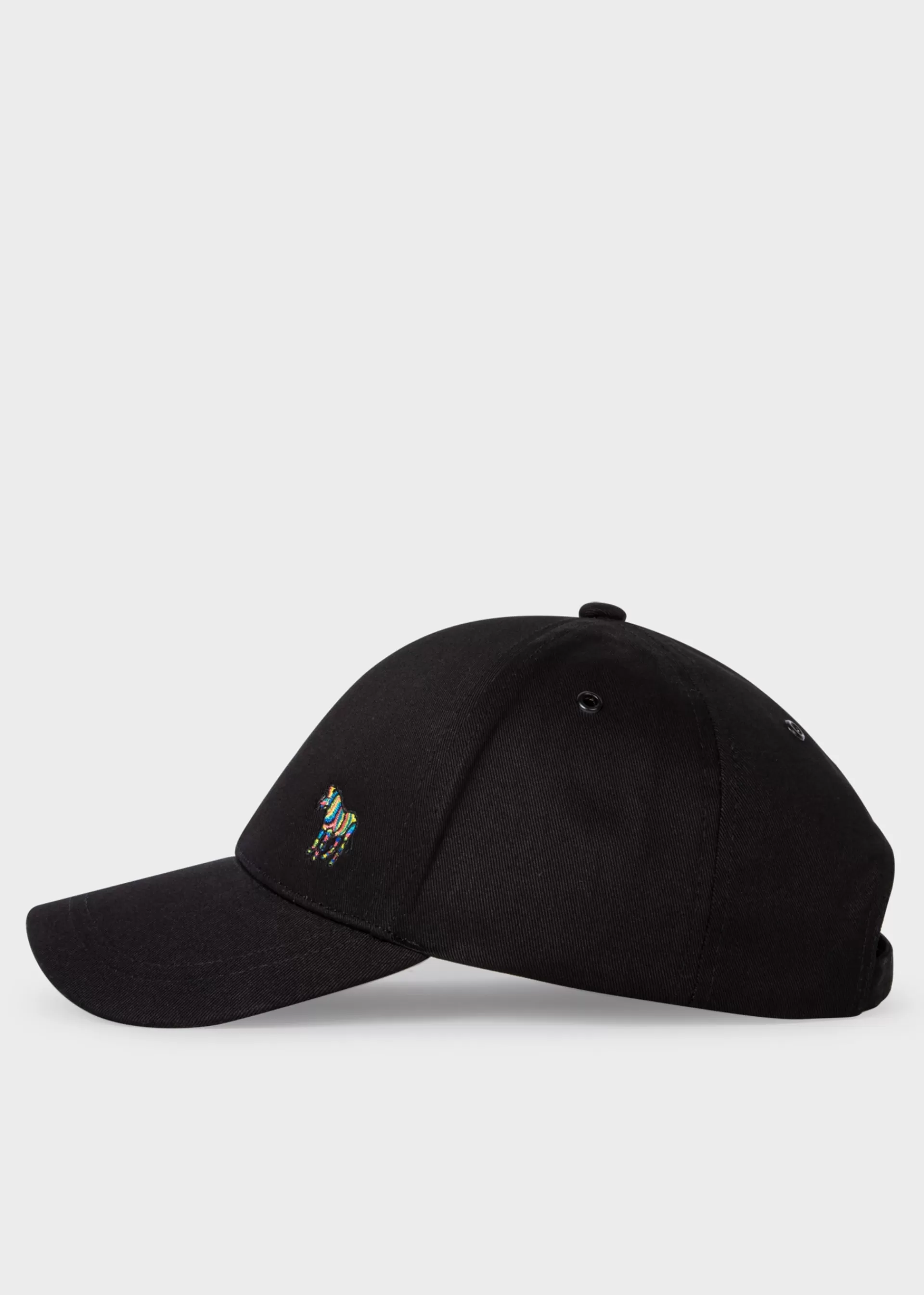 Cotton 'Zebra' Logo Baseball Cap>Paul Smith New