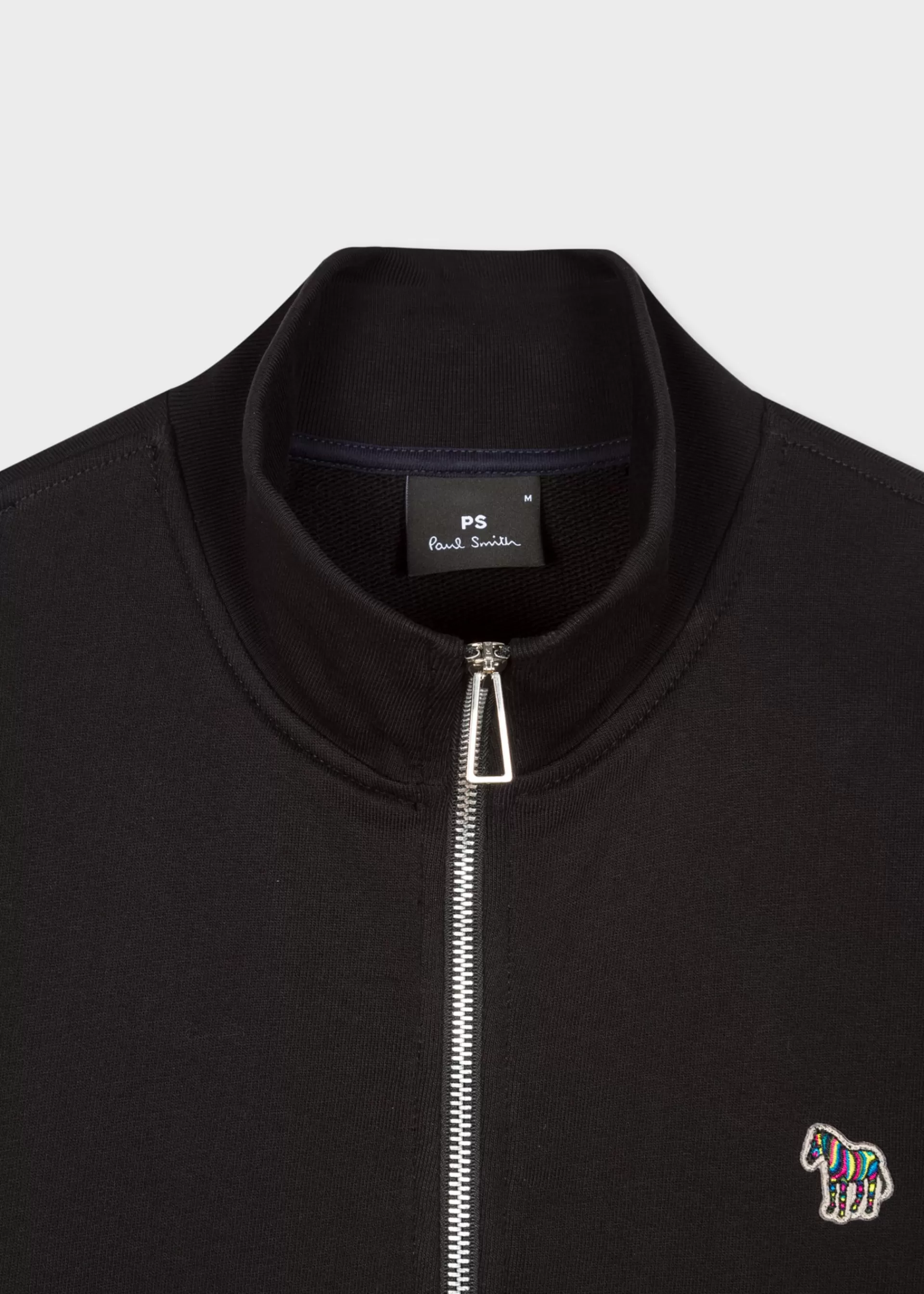 Cotton Zebra Logo Zip Sweatshirt>Paul Smith New