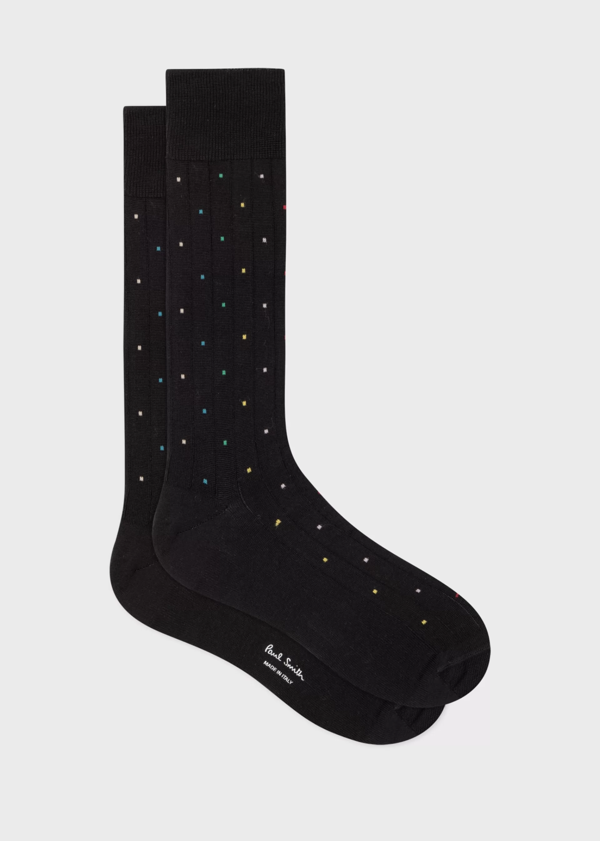 Cotton-Blend Multi Colour Polka Dot Socks>Paul Smith Store