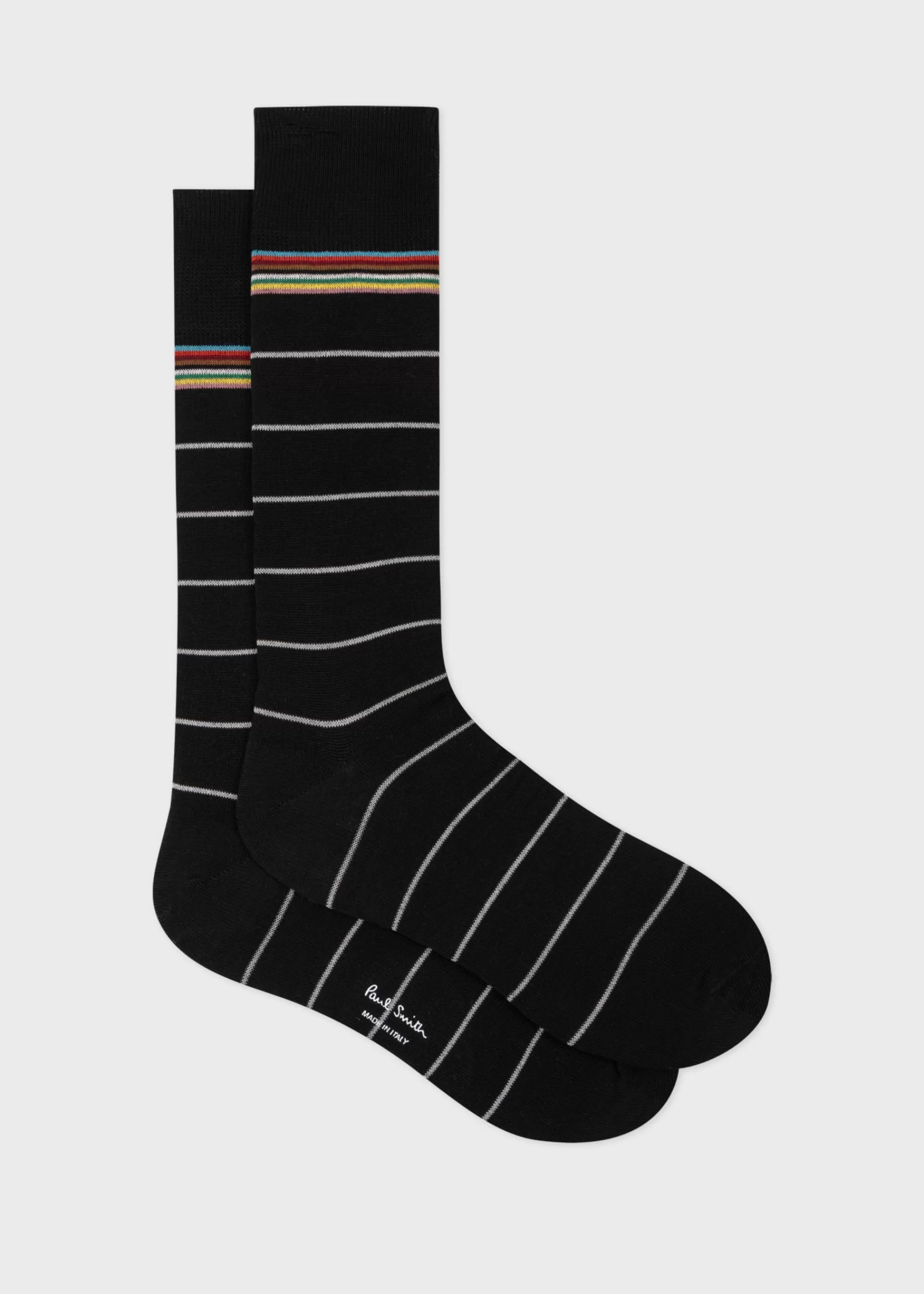 Cotton-Blend Pinstripe Socks>Paul Smith Best Sale