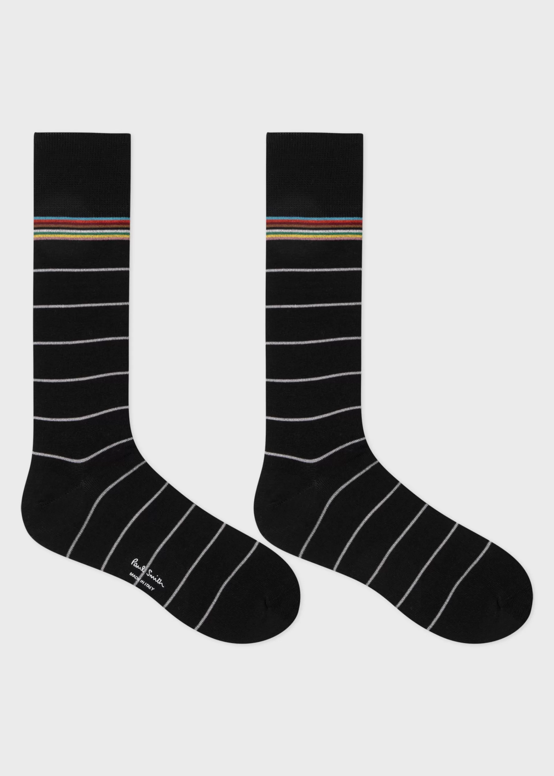 Cotton-Blend Pinstripe Socks>Paul Smith Best Sale