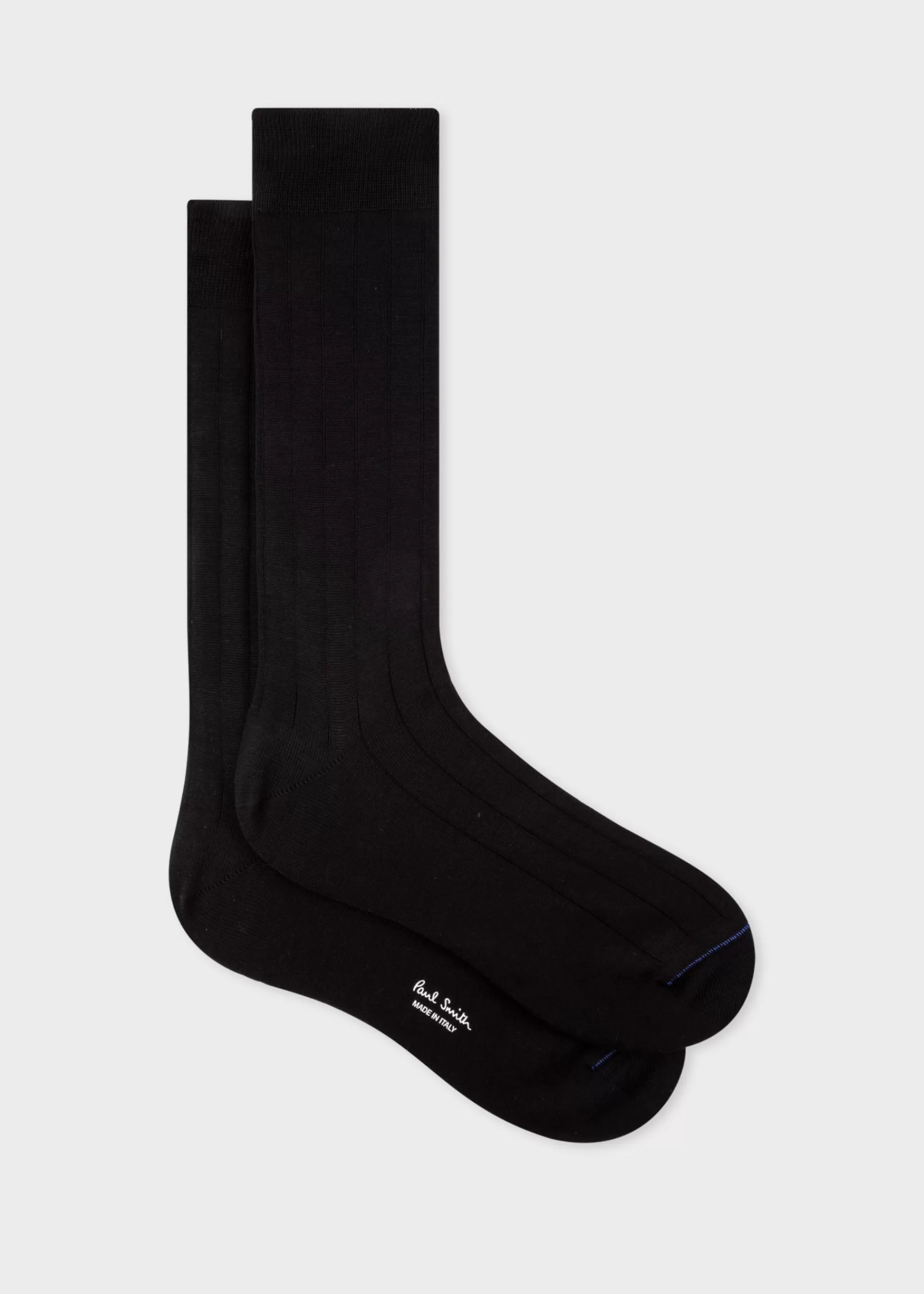 Cotton-Blend Ribbed Socks>Paul Smith Fashion