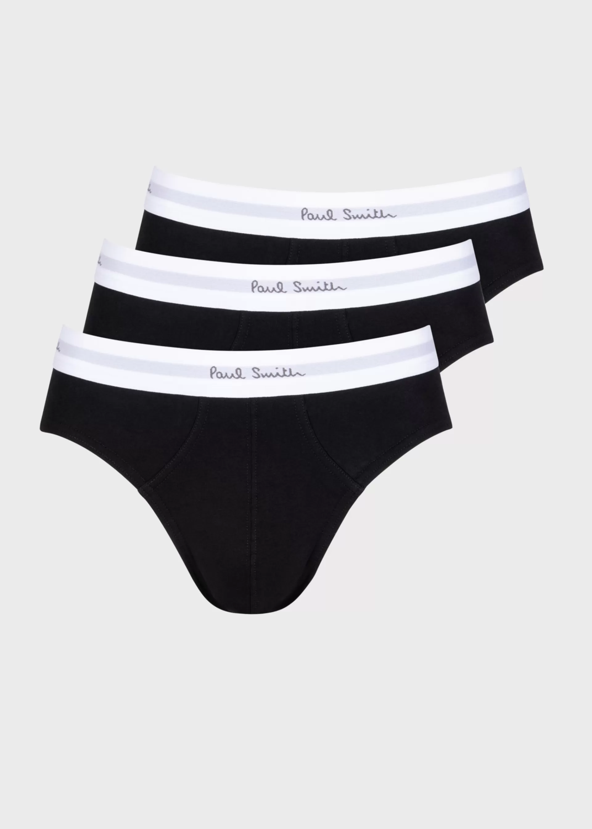 Cotton-Stretch Briefs Three Pack>Paul Smith Online
