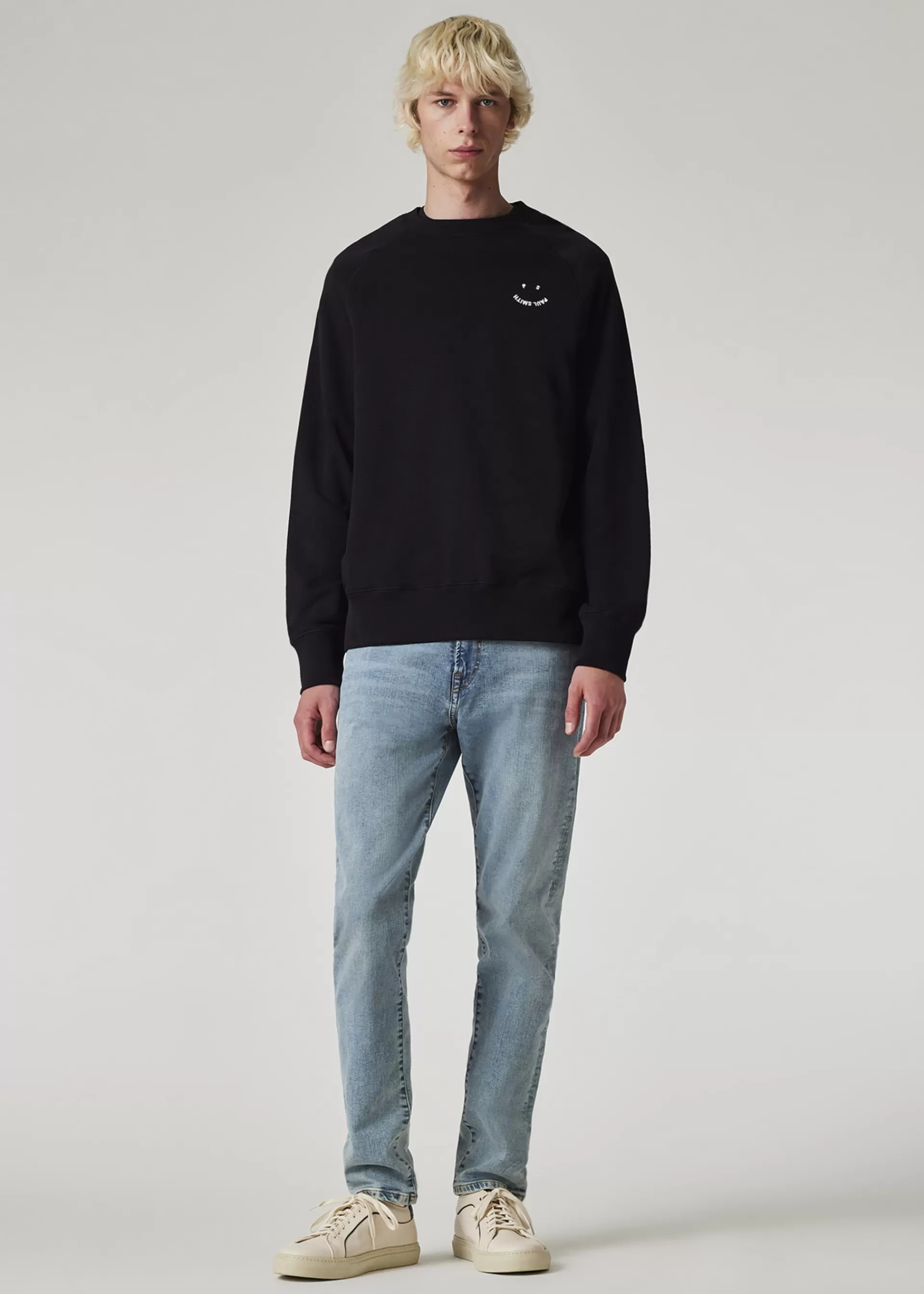 'Happy' Embroidery Sweatshirt>Paul Smith Cheap