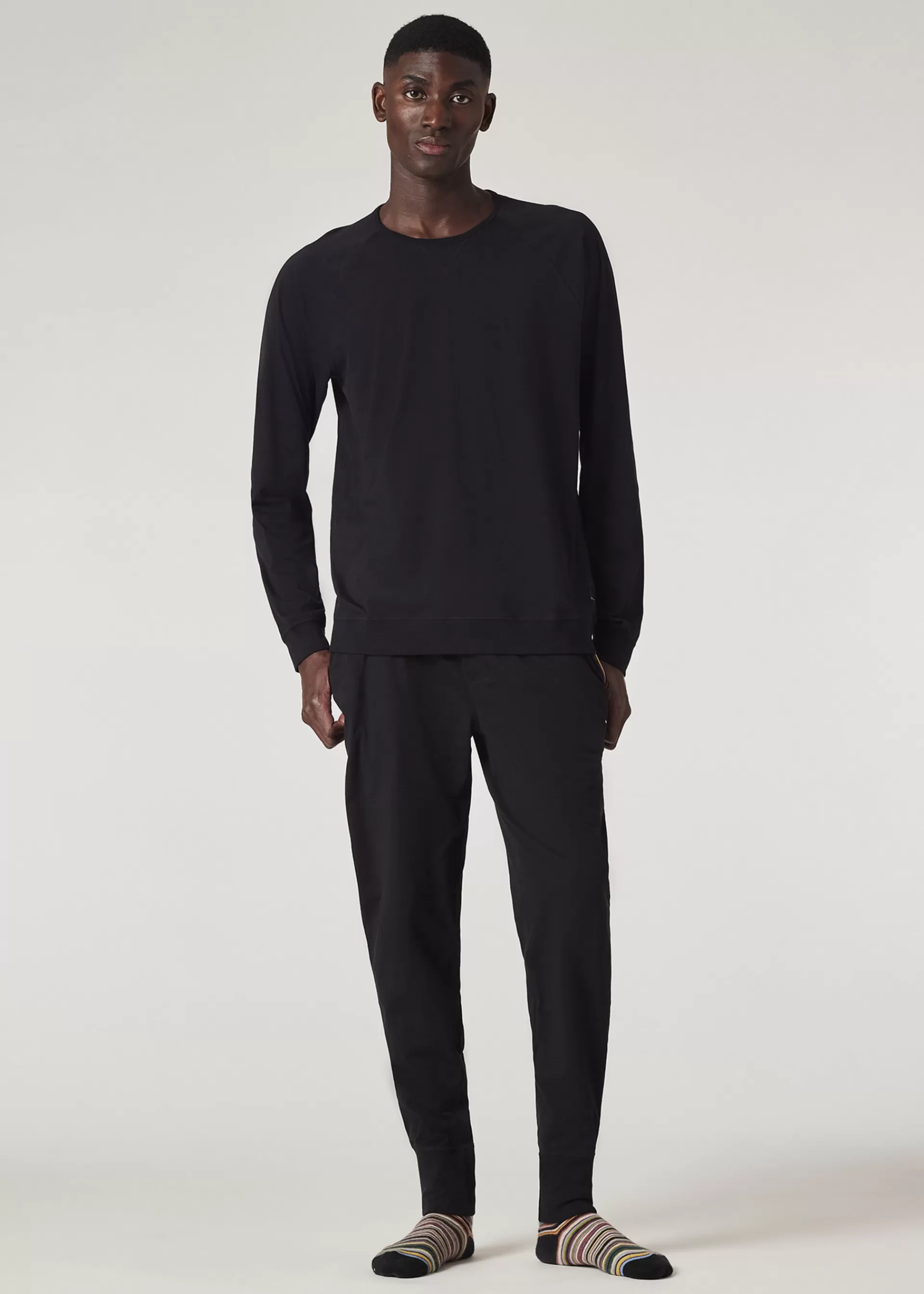 Jersey Cotton Long-Sleeve Lounge Top>Paul Smith Hot