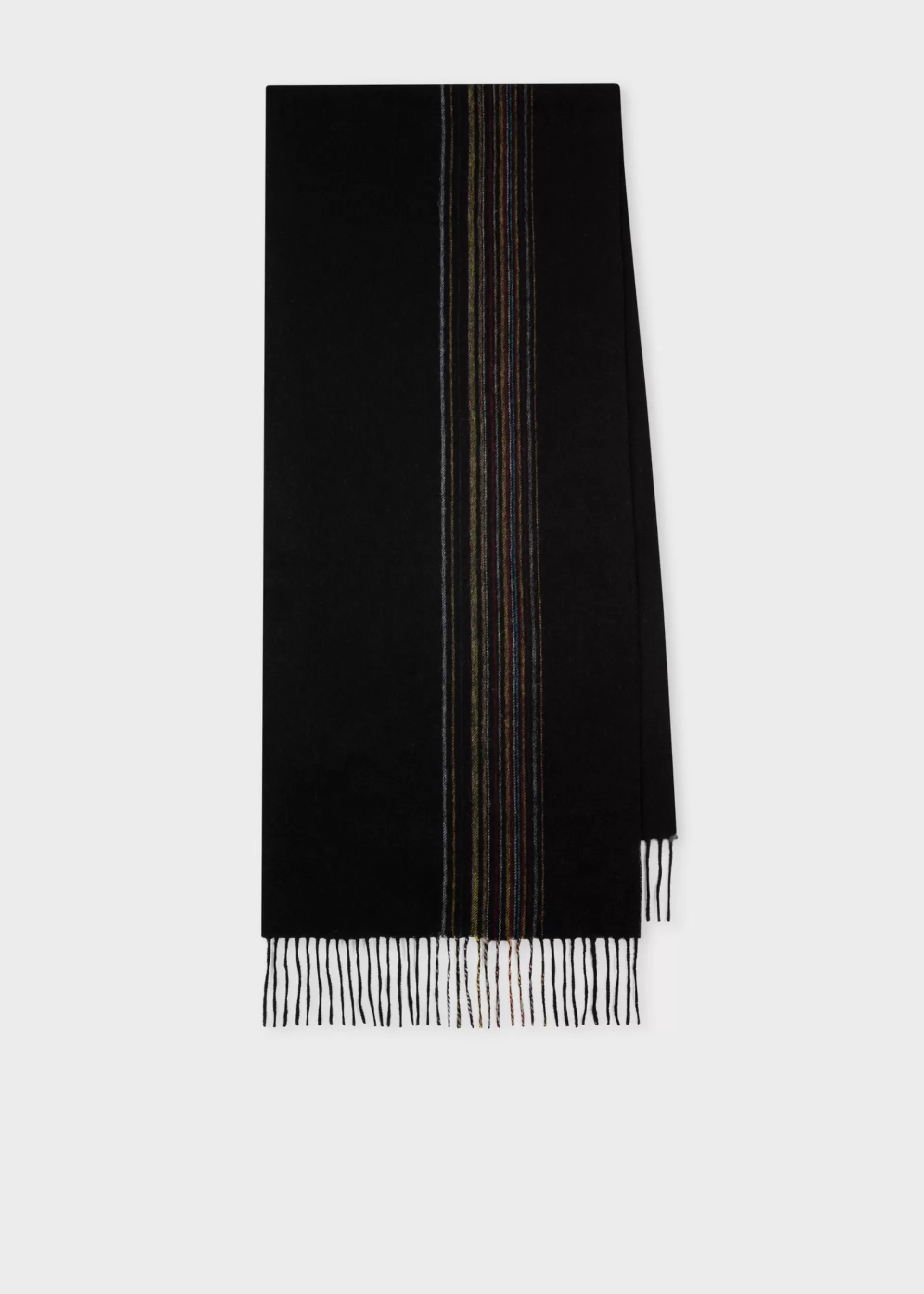 Lambswool-Cashmere Offset Faded 'Signature Stripe' Scarf>Paul Smith Cheap