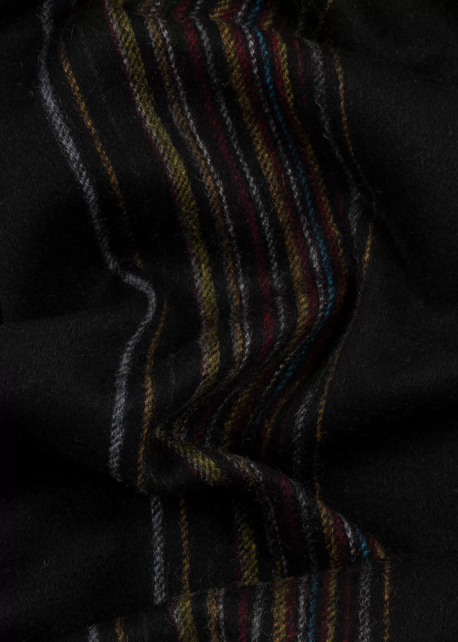 Lambswool-Cashmere Offset Faded 'Signature Stripe' Scarf>Paul Smith Cheap