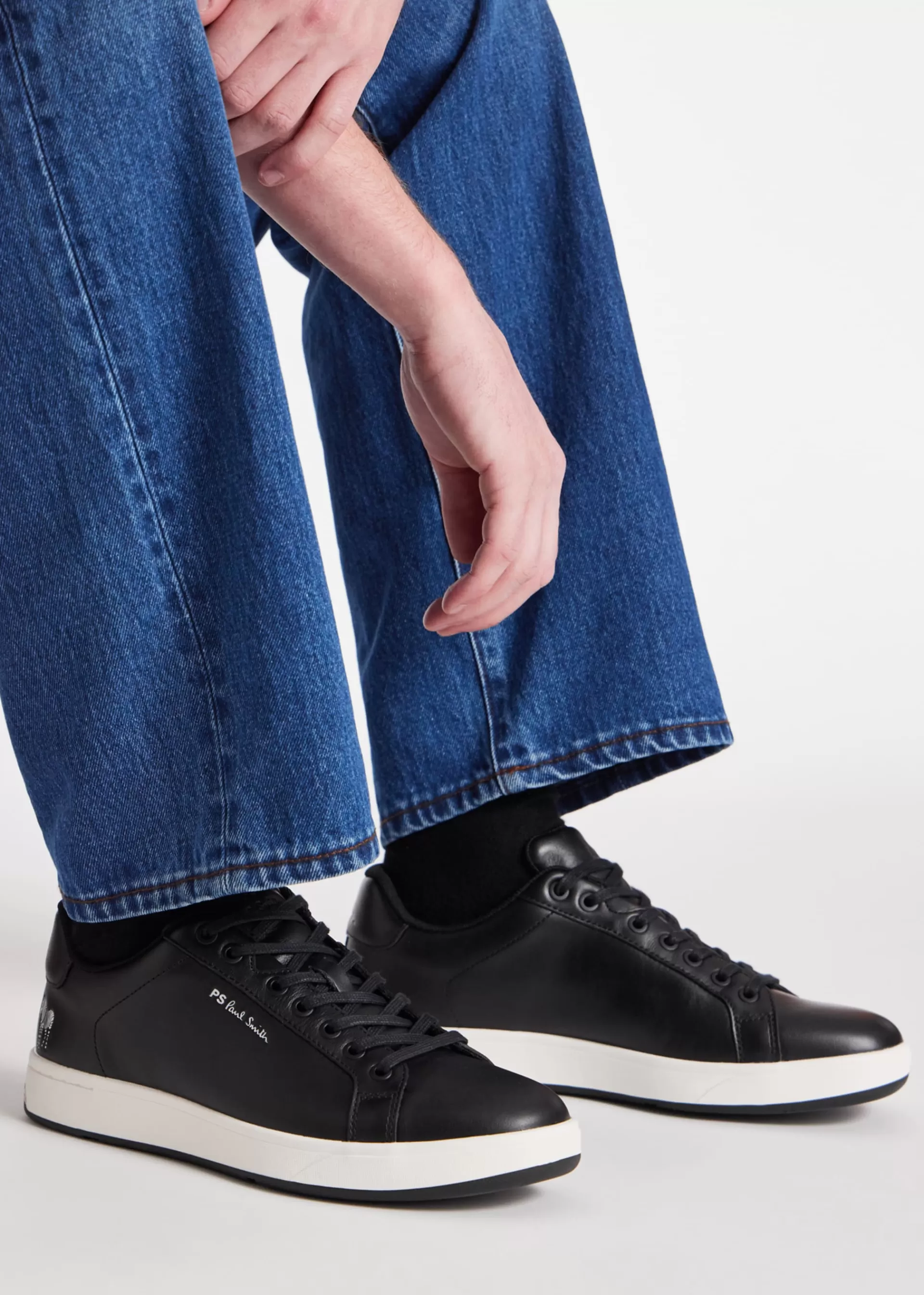 Leather 'Albany' Sneakers>Paul Smith Discount