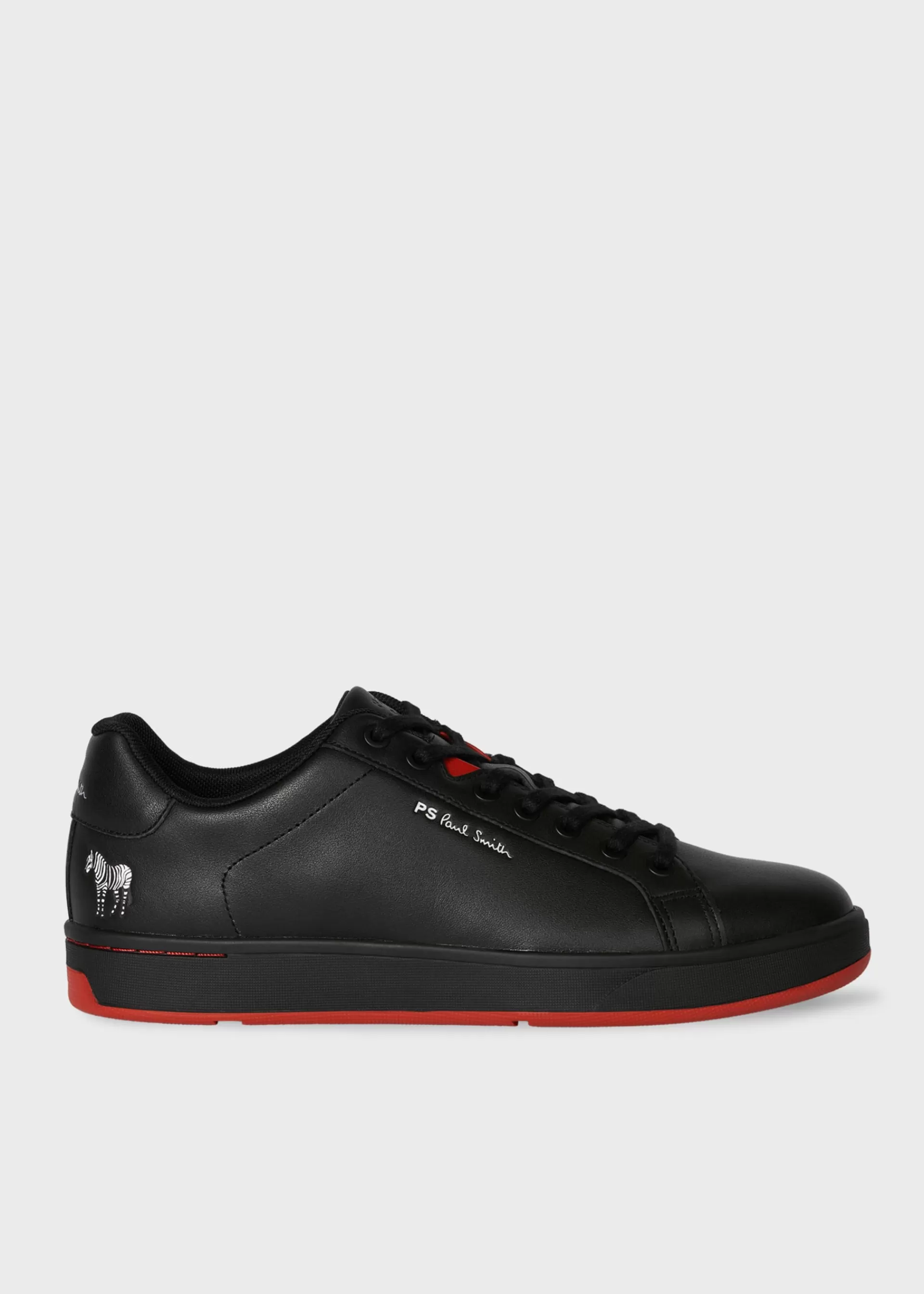 Leather 'Albany' 'Zebra' Trainers>Paul Smith Shop