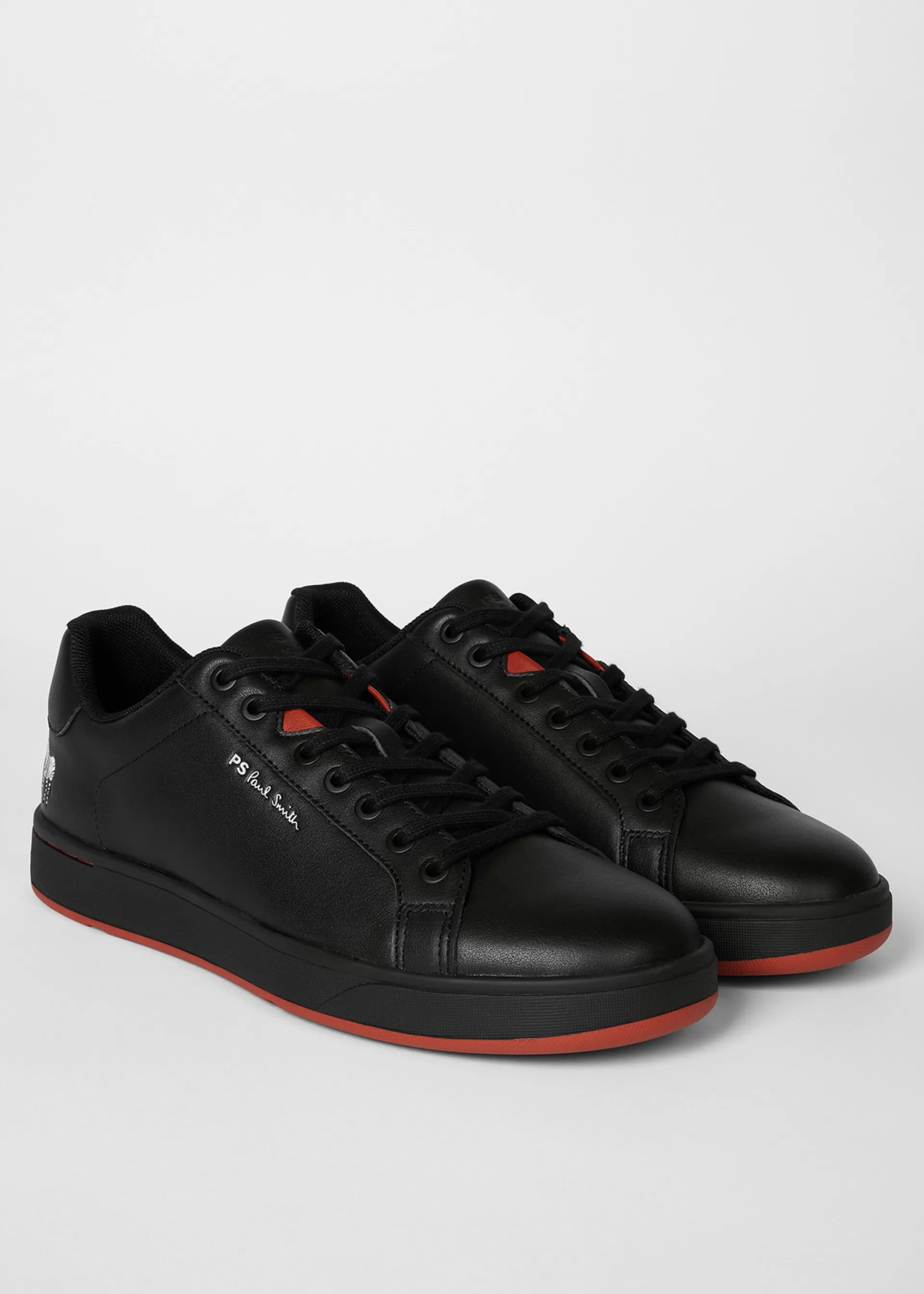 Leather 'Albany' 'Zebra' Trainers>Paul Smith Shop