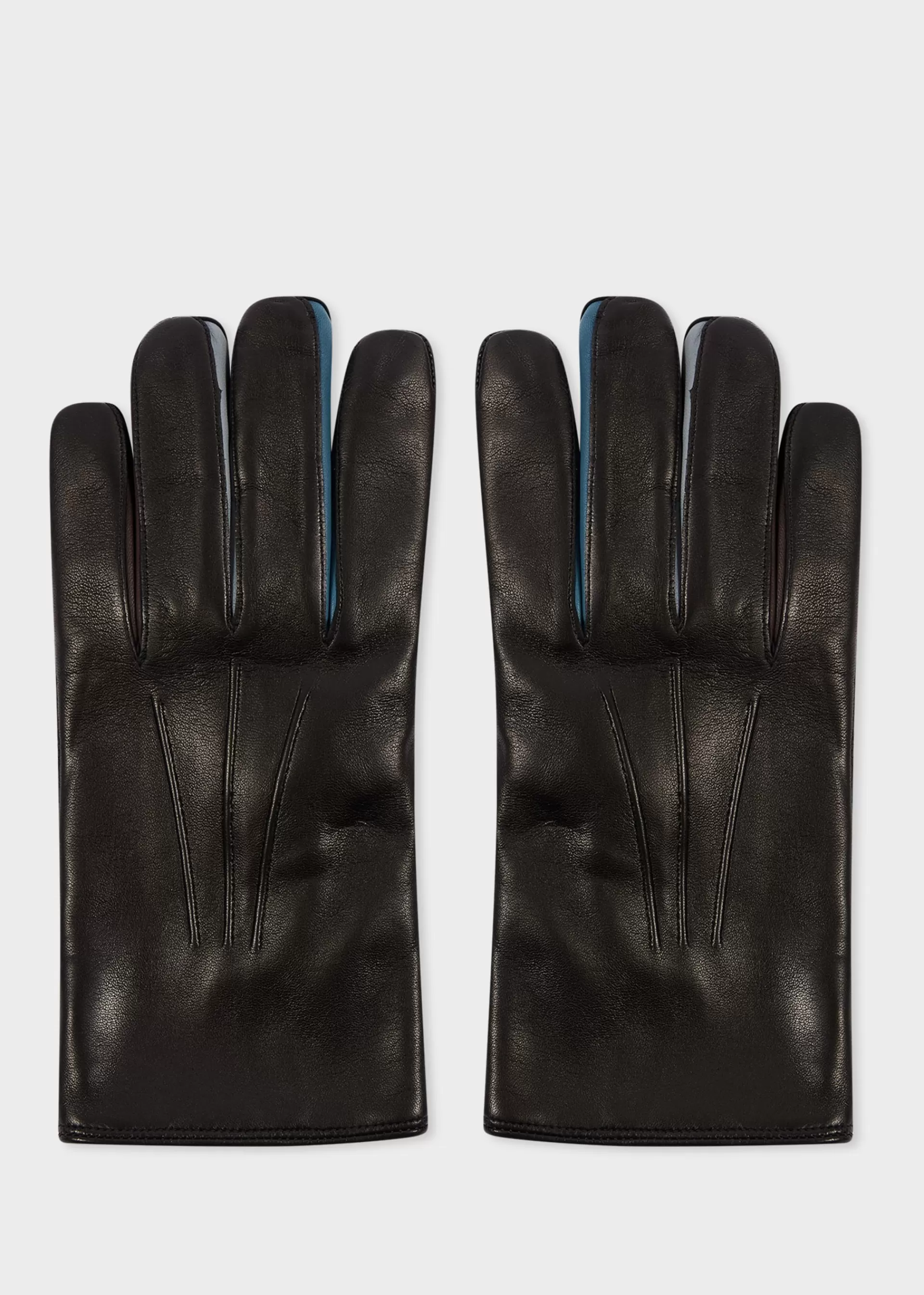 Leather 'Concertina' Gloves>Paul Smith New