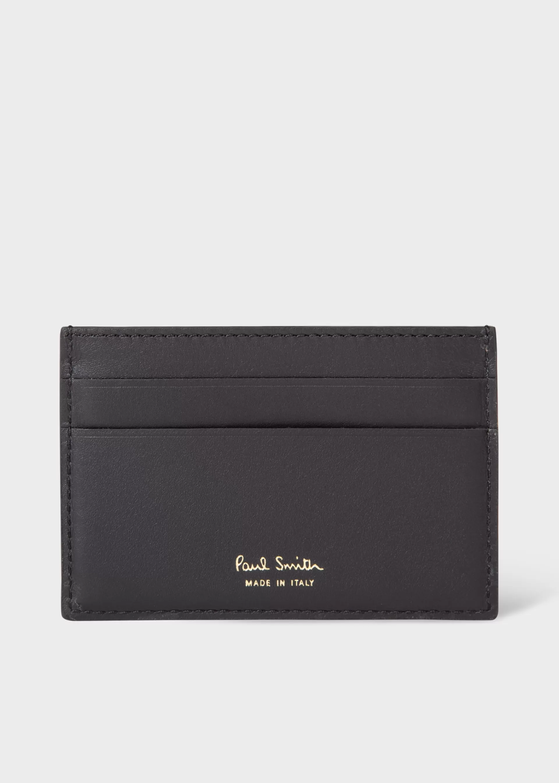 Leather Monogrammed Credit Card Holder>Paul Smith Cheap