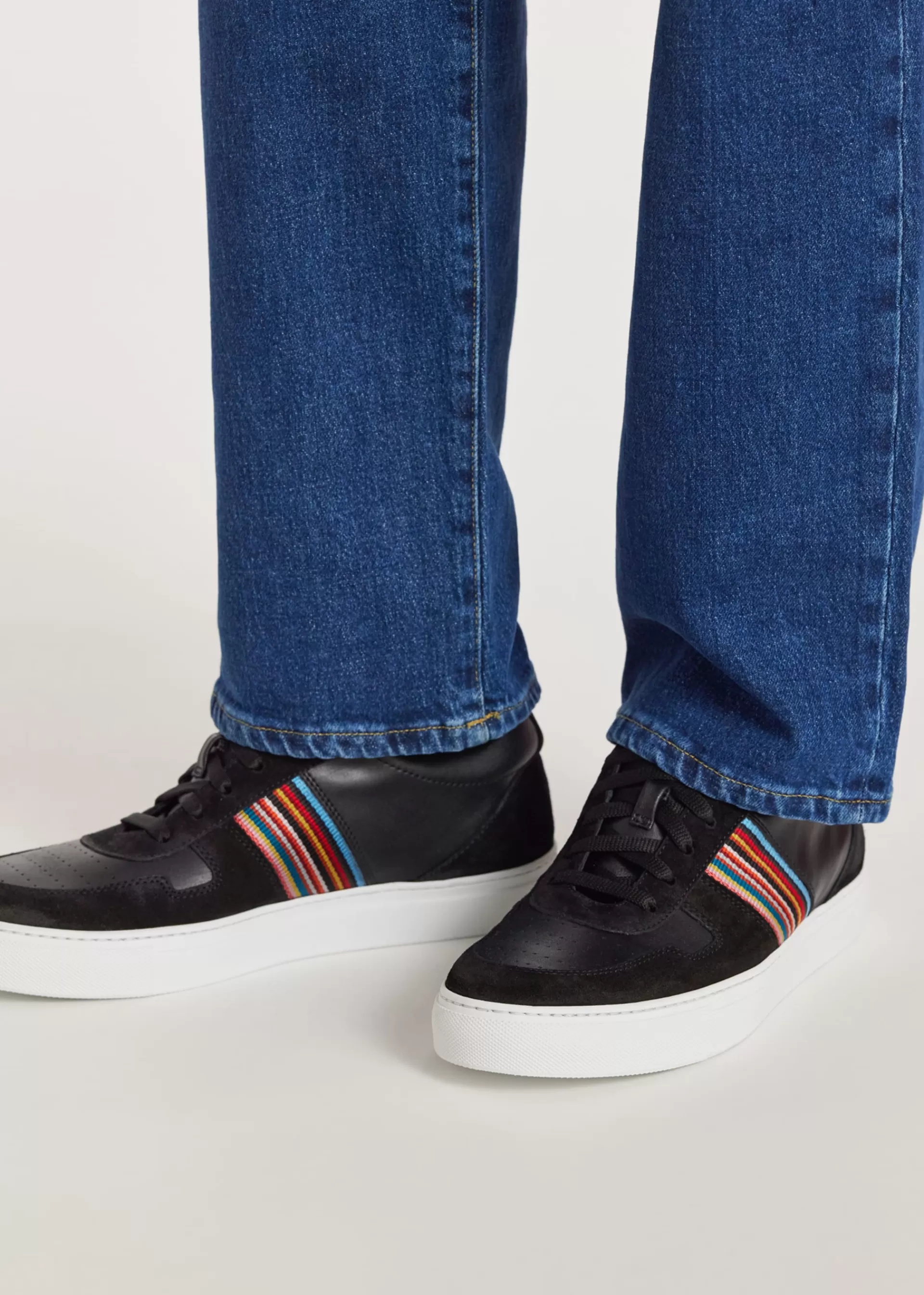 Leather 'Signature Stripe' 'Fermi' Sneakers>Paul Smith Best Sale