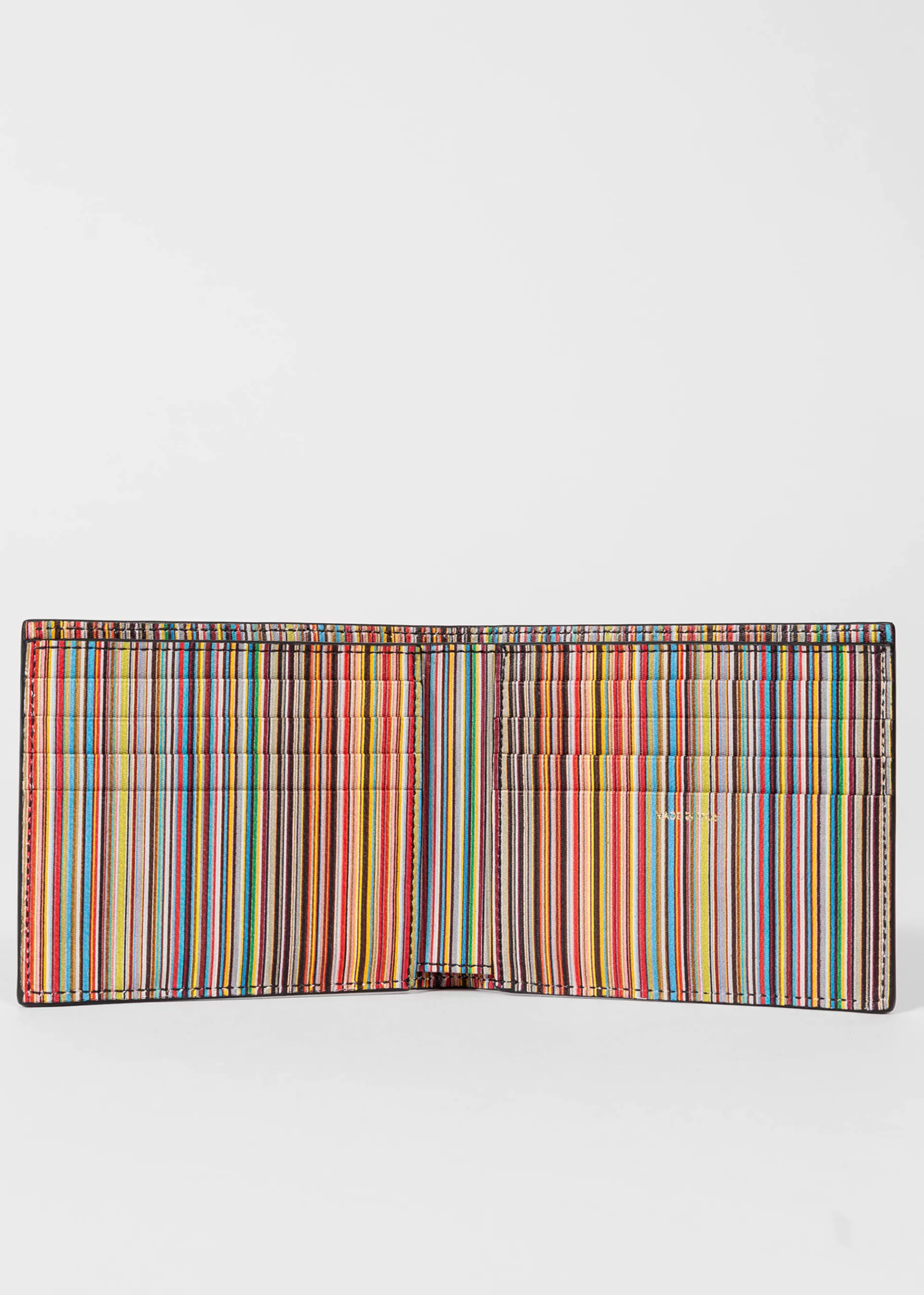 Leather 'Signature Stripe' Interior Billfold Wallet>Paul Smith Cheap