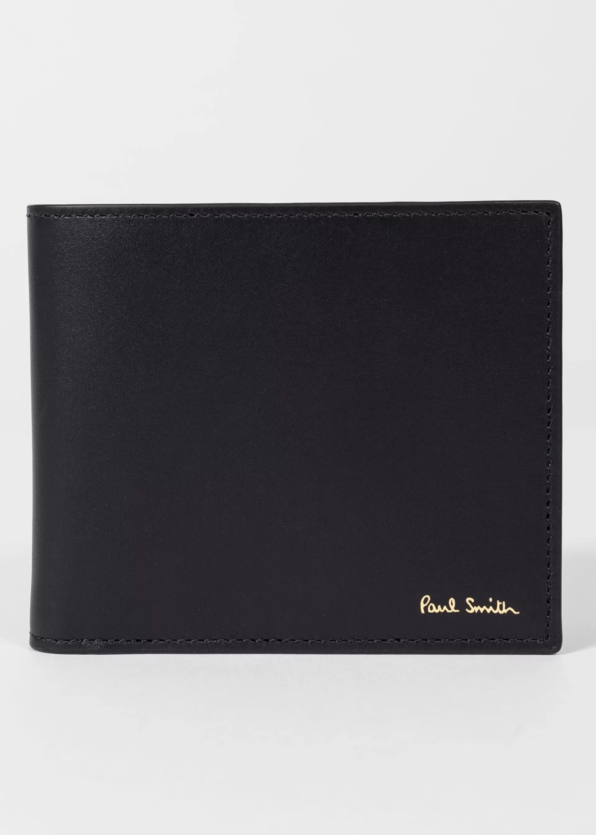 Leather 'Signature Stripe' Interior Billfold Wallet>Paul Smith Cheap