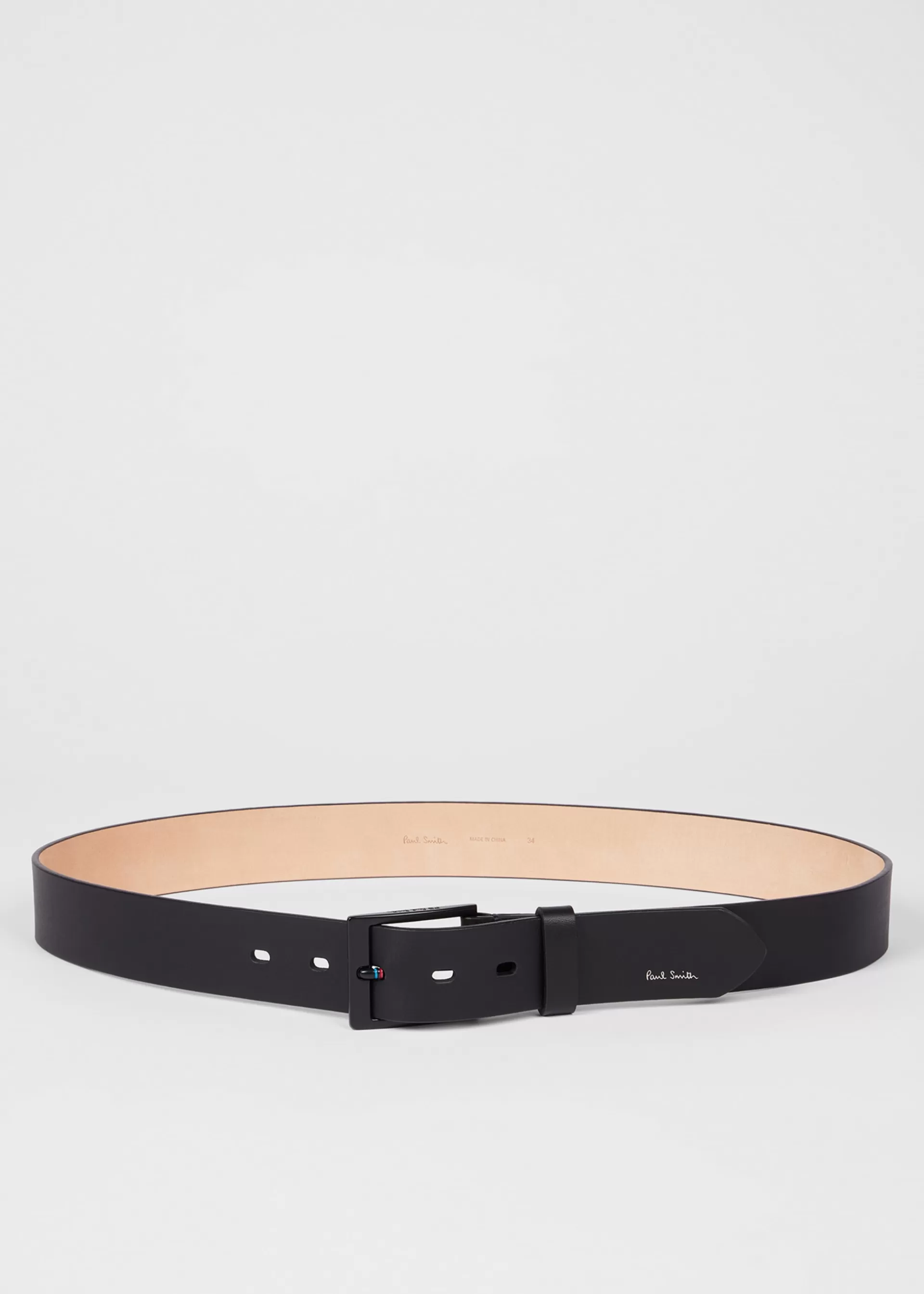 Leather 'Sports Stripe' Belt>Paul Smith New