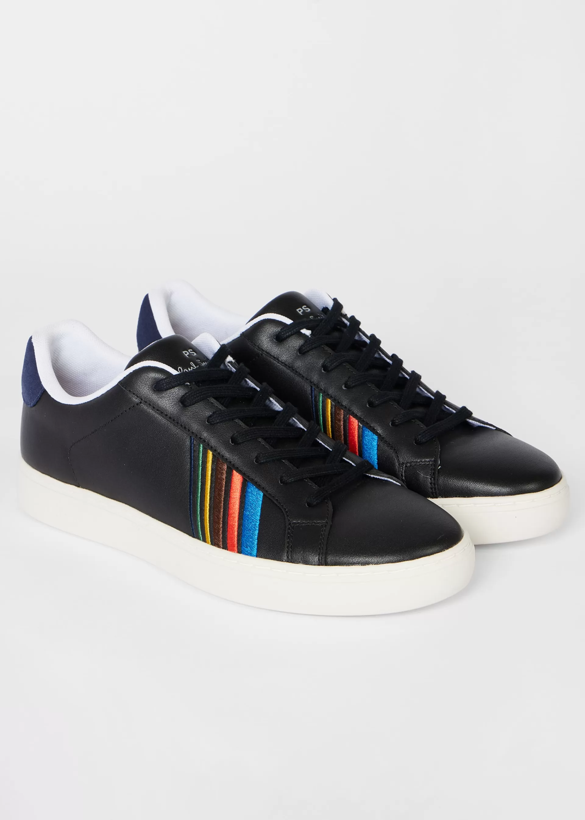 Leather 'Sports Stripe' 'Rex' Sneakers>Paul Smith Cheap