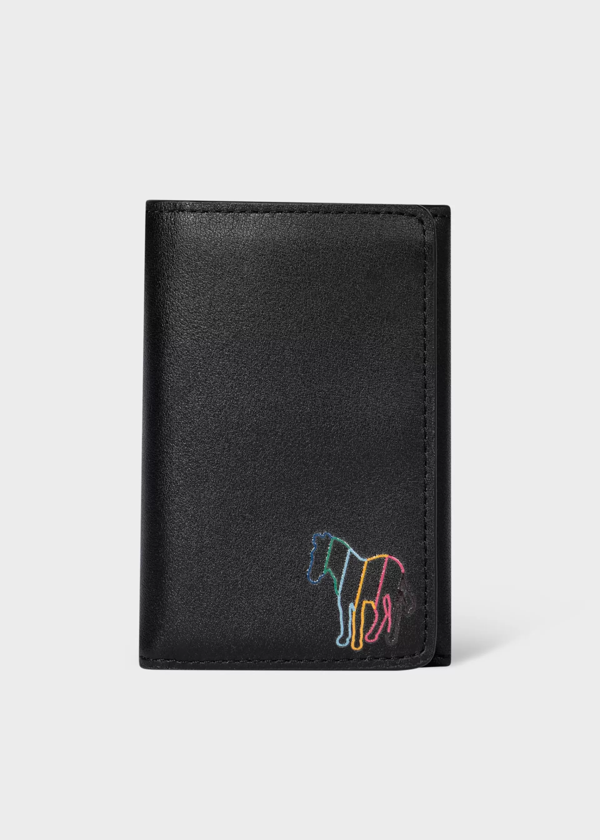 Leather 'Zebra' Trifold Wallet>Paul Smith Clearance