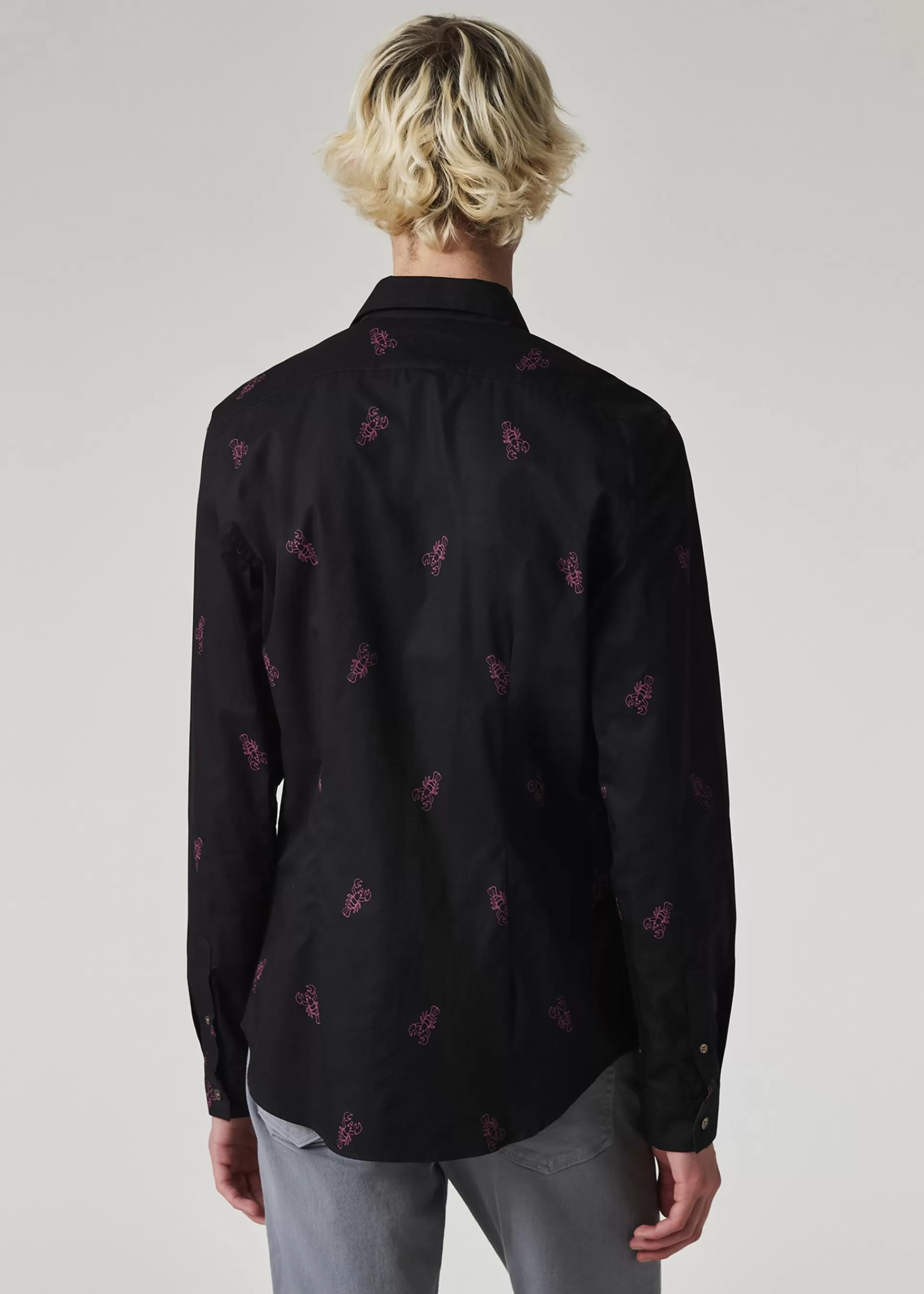 'Lobster' Print Slim-Fit Shirt>Paul Smith Best