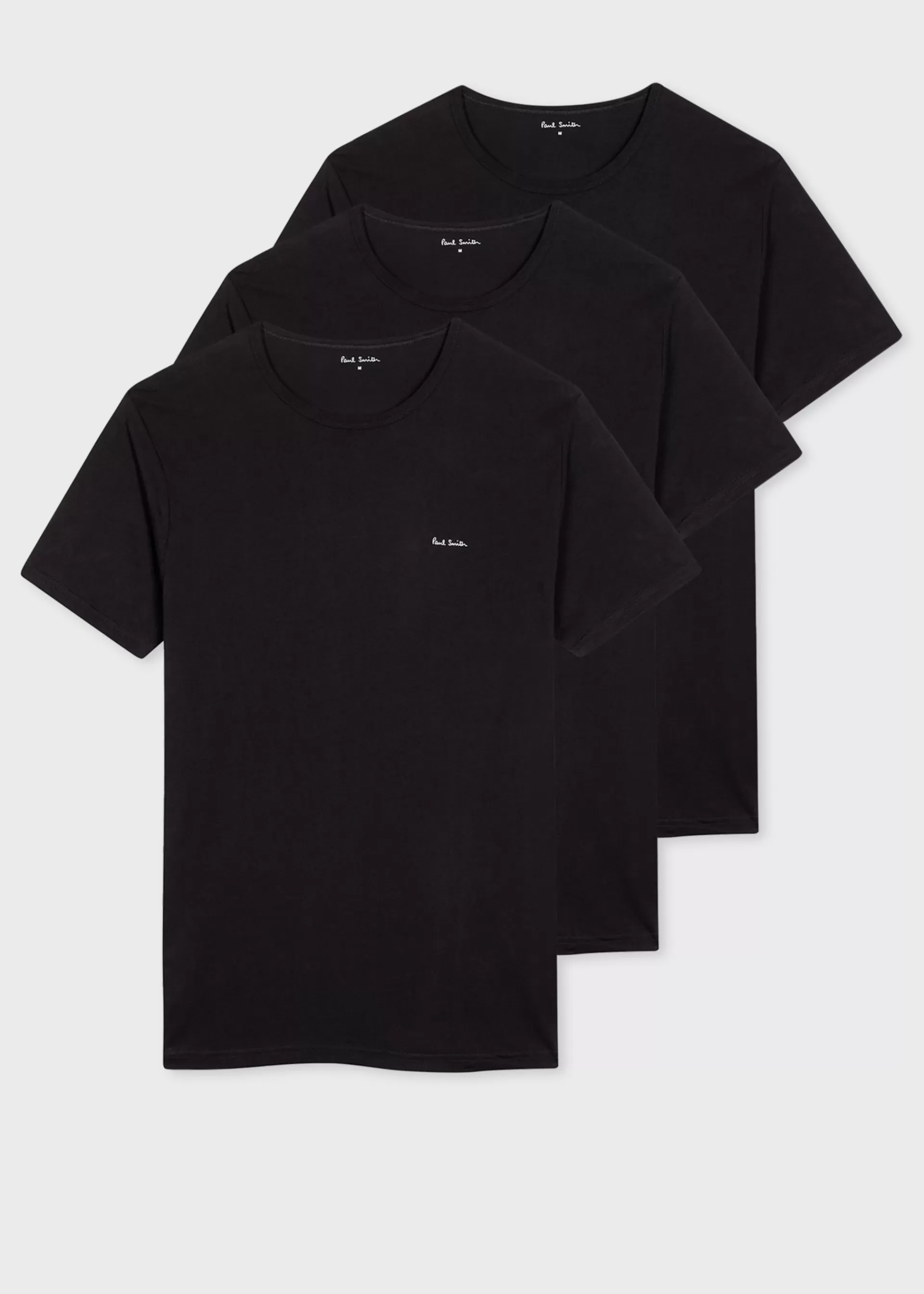 Logo Organic Cotton Logo Lounge T-Shirts Three Pack>Paul Smith Flash Sale