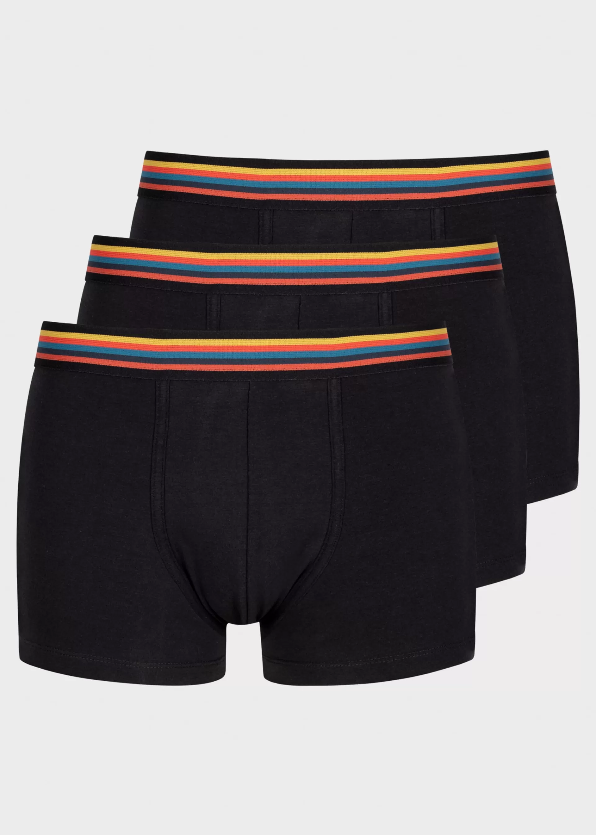 Low-Rise 'Artist Stripe' Organic Cotton Boxer Briefs Three Pack>Paul Smith Sale