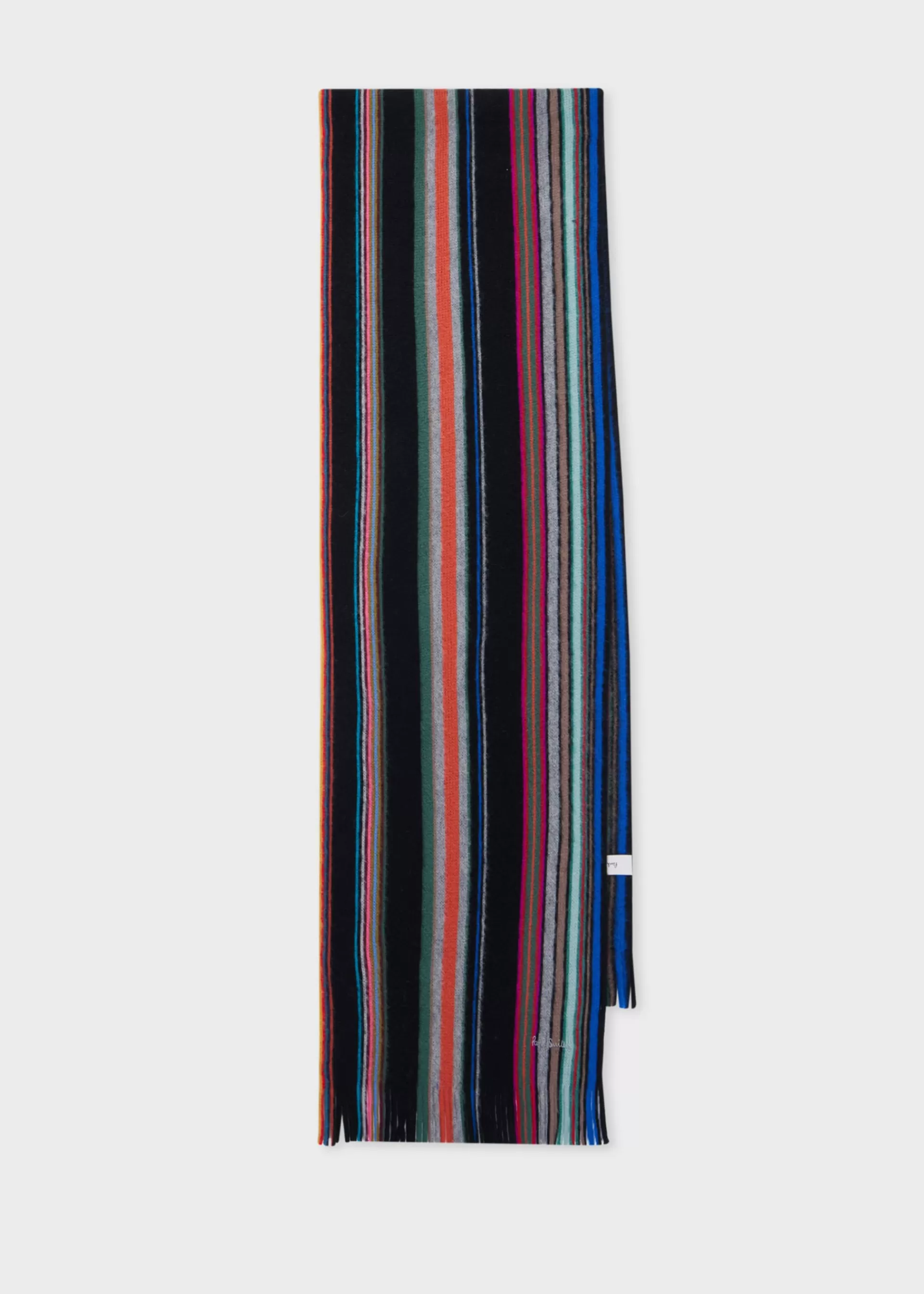 Merino Wool Multistripe Scarf>Paul Smith Online